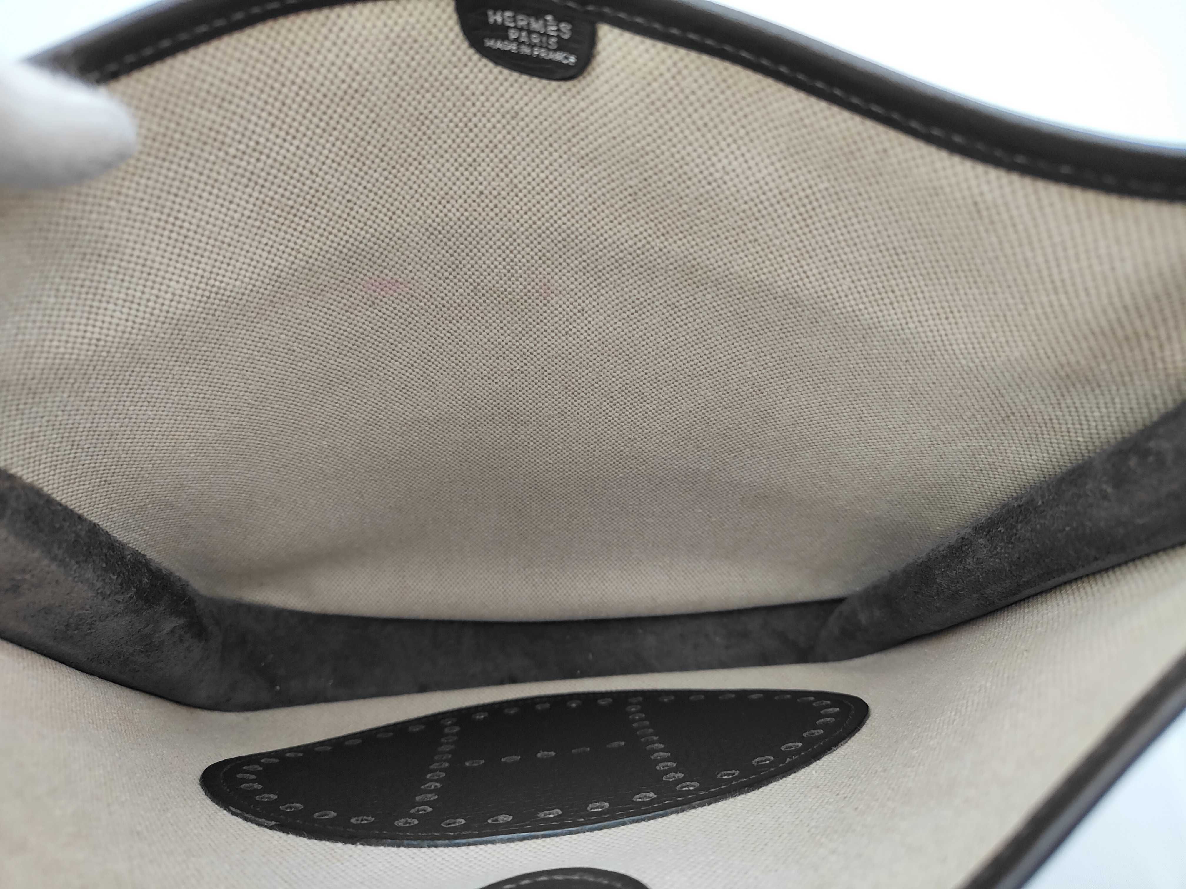 Evelyne Canvas Leather Strap Shoulder Bag — view 8