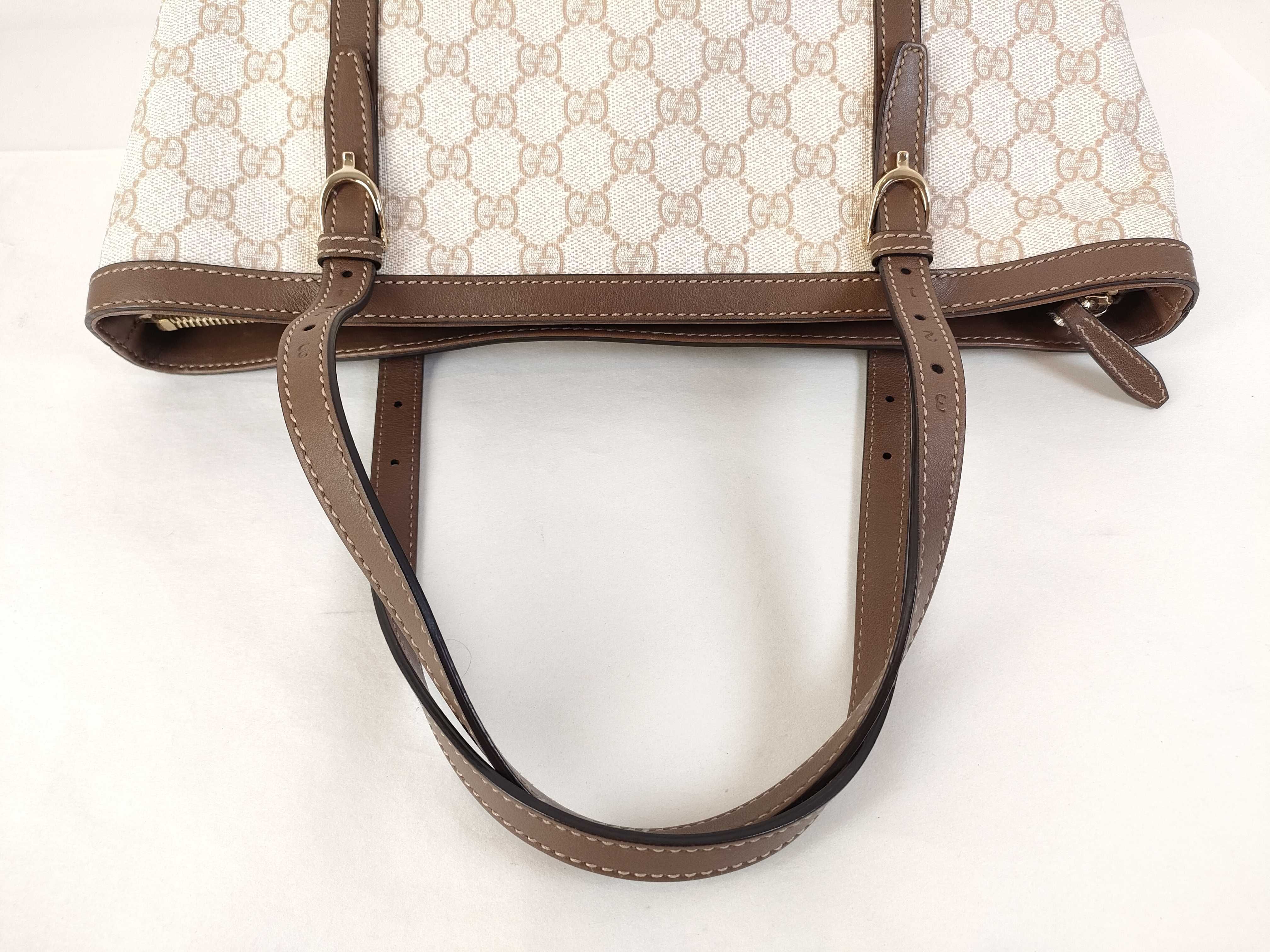 GG Supreme Tote Bag, Beige, 336776 — view 3