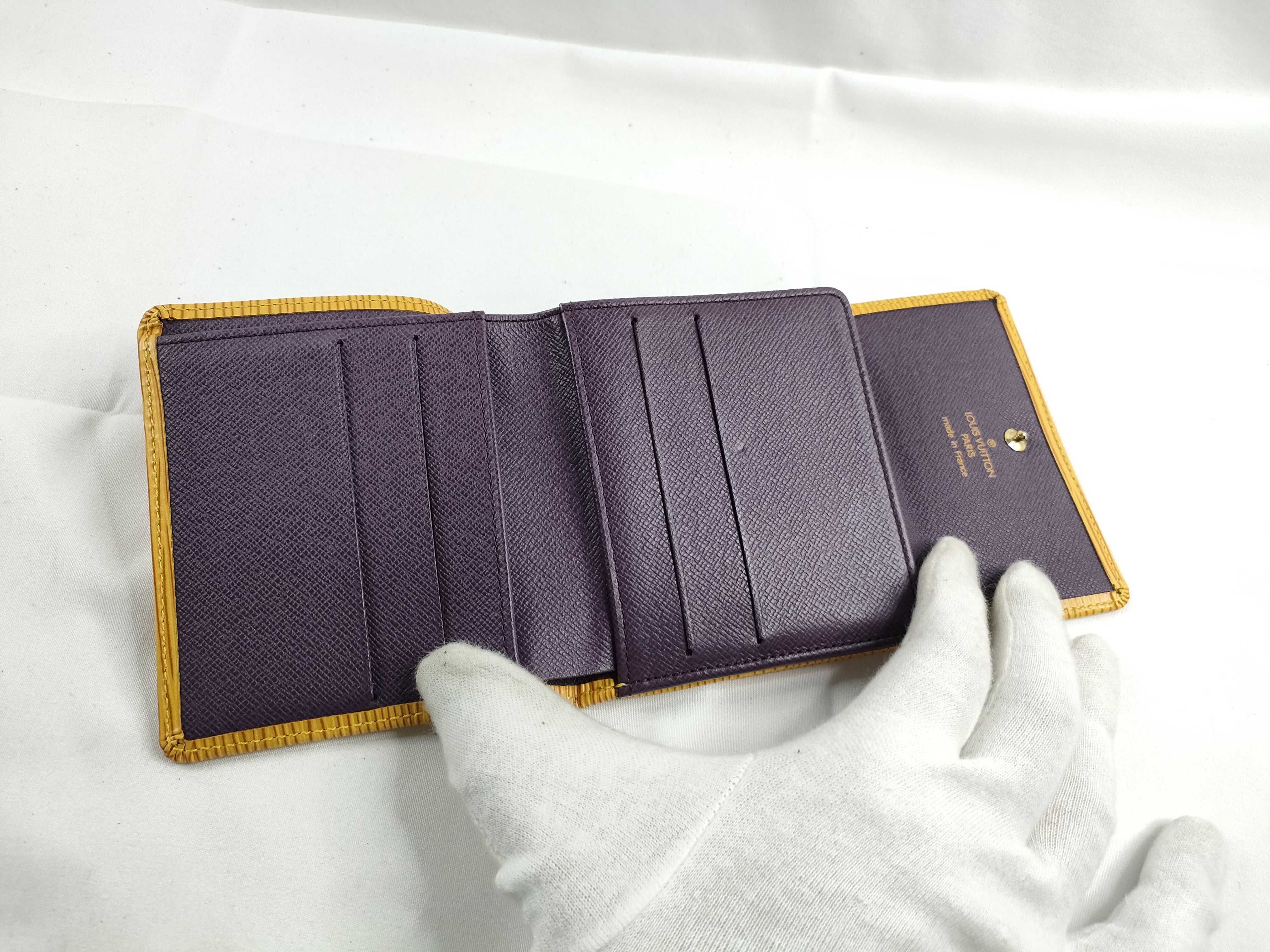 Epi Folding Wallet Yellow 11 Wallet — view 8