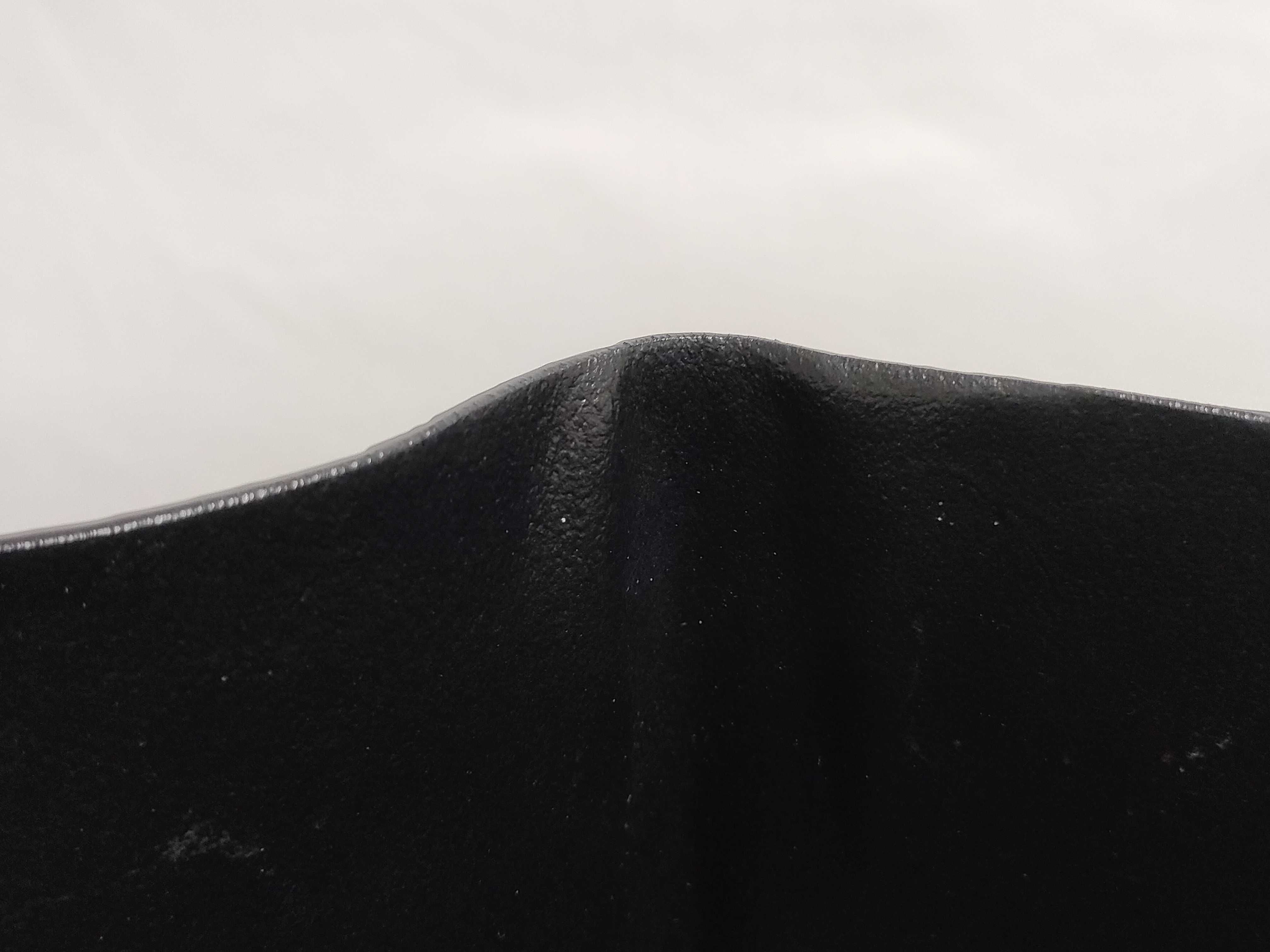 Monogram Logo Tote Bag, Bi-color Black Leather Tote Bag — view 8