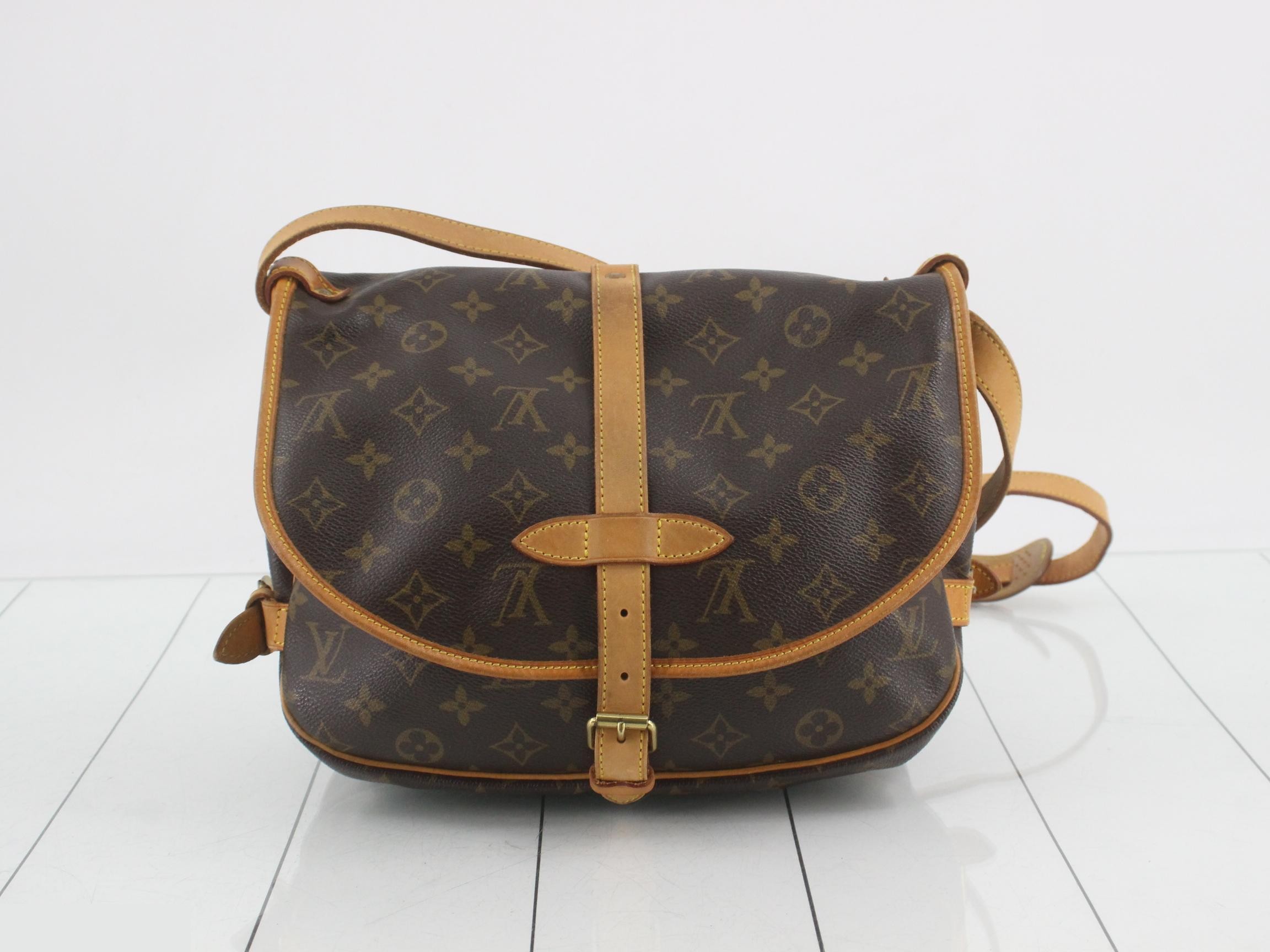 Monogram Saumur Shoulder Bag — view 2