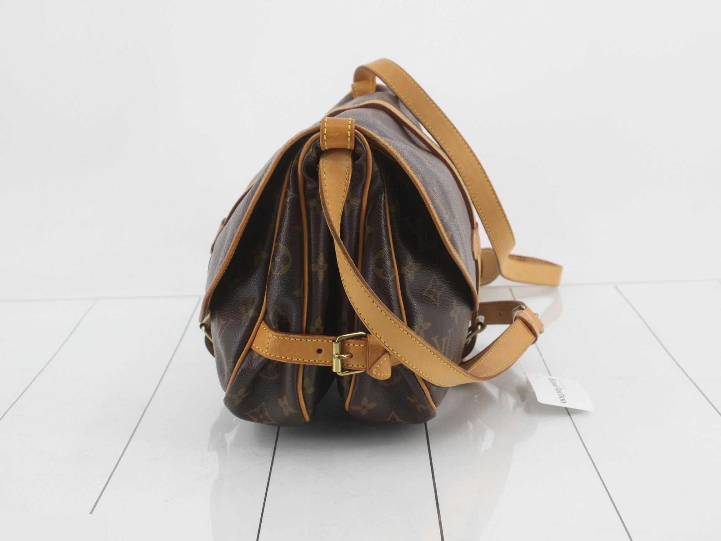Monogram Saumur Shoulder Bag — view 4
