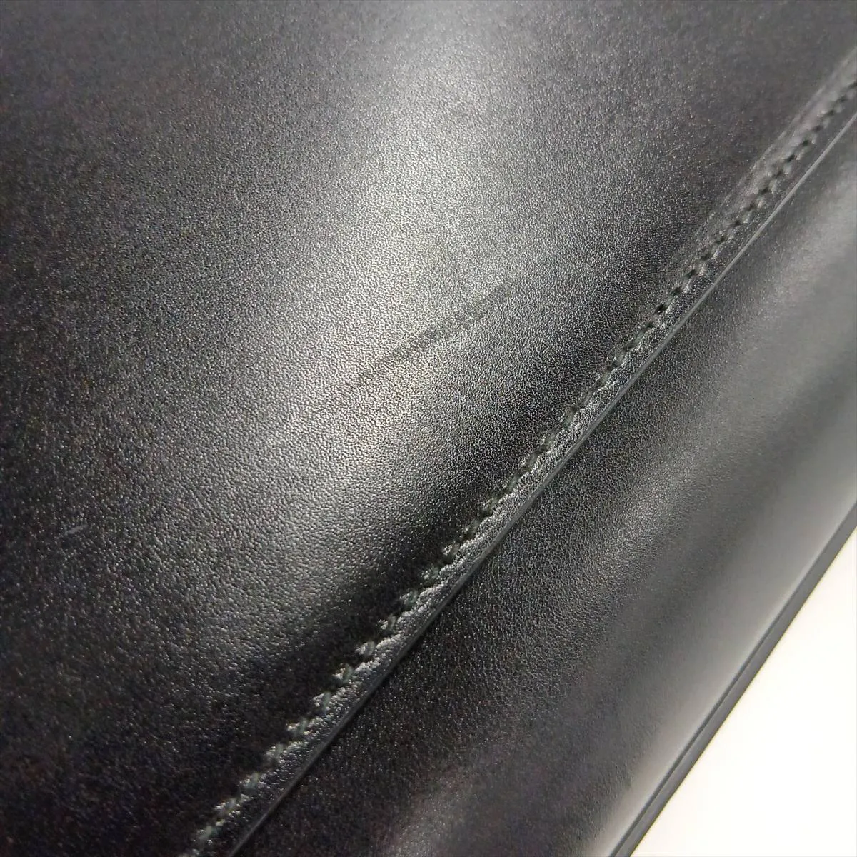 Lady Dior Leather 2-Way Handbag, Black, Outlet — view 15