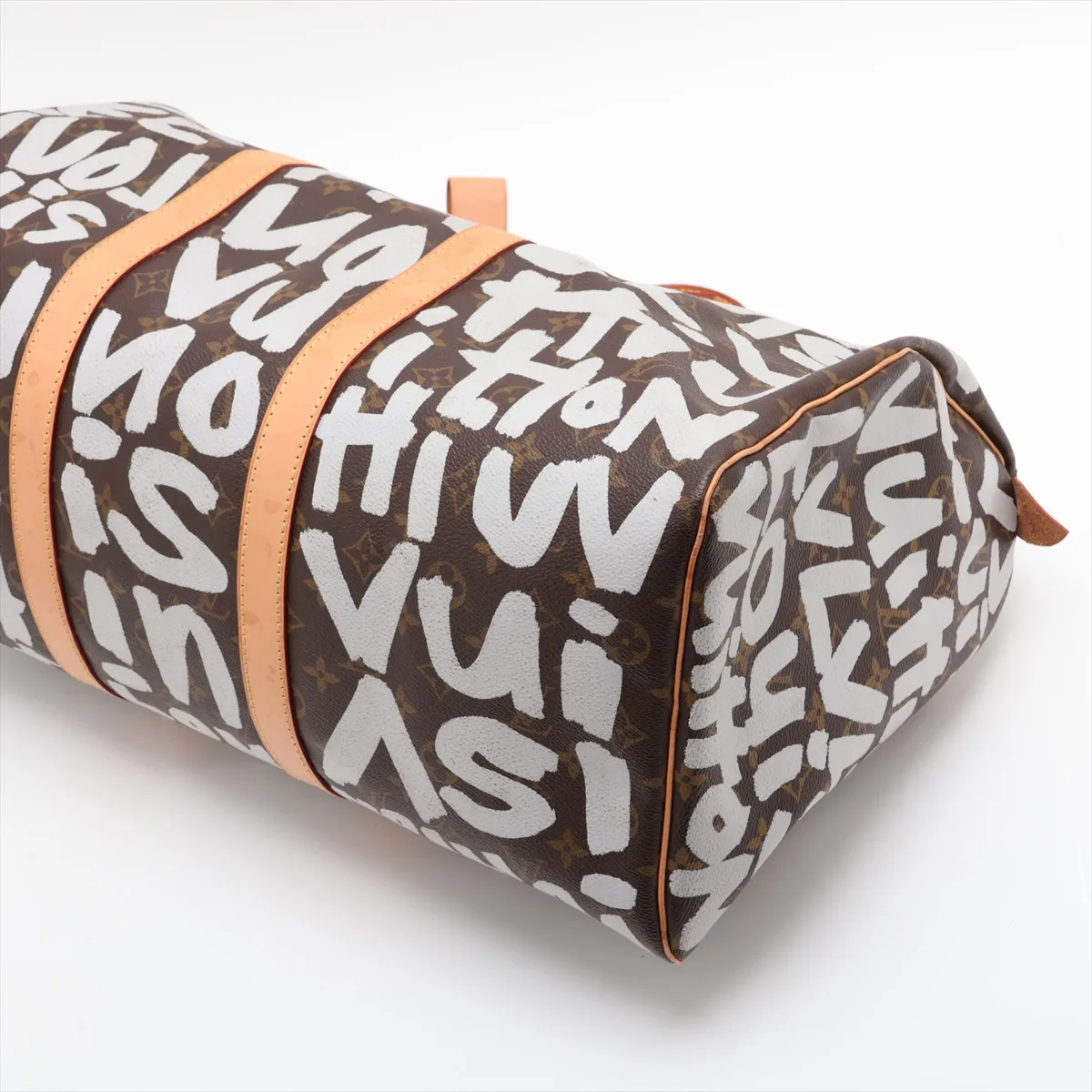 Monogram Graffiti Keepall 50 M92197 FL0041 Brown x Beige — view 3