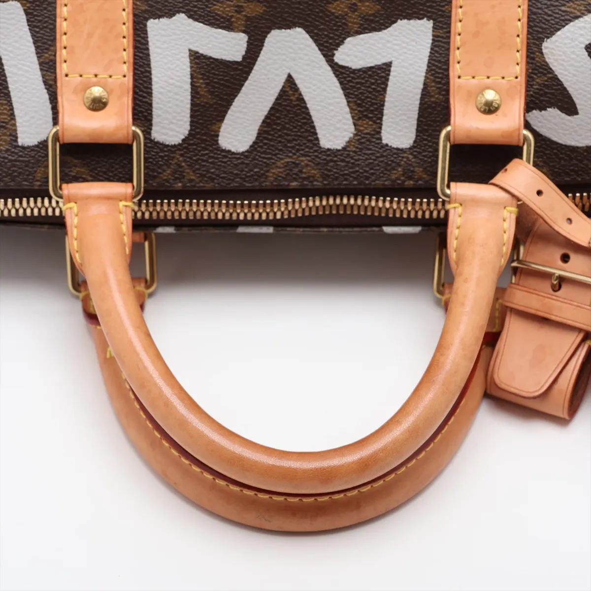 Monogram Graffiti Keepall 50 M92197 FL0041 Brown x Beige — view 5