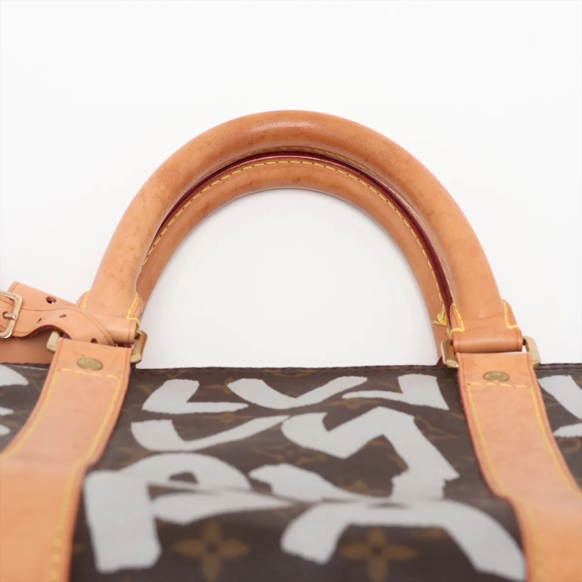 Monogram Graffiti Keepall 50 M92197 FL0041 Brown x Beige — view 6