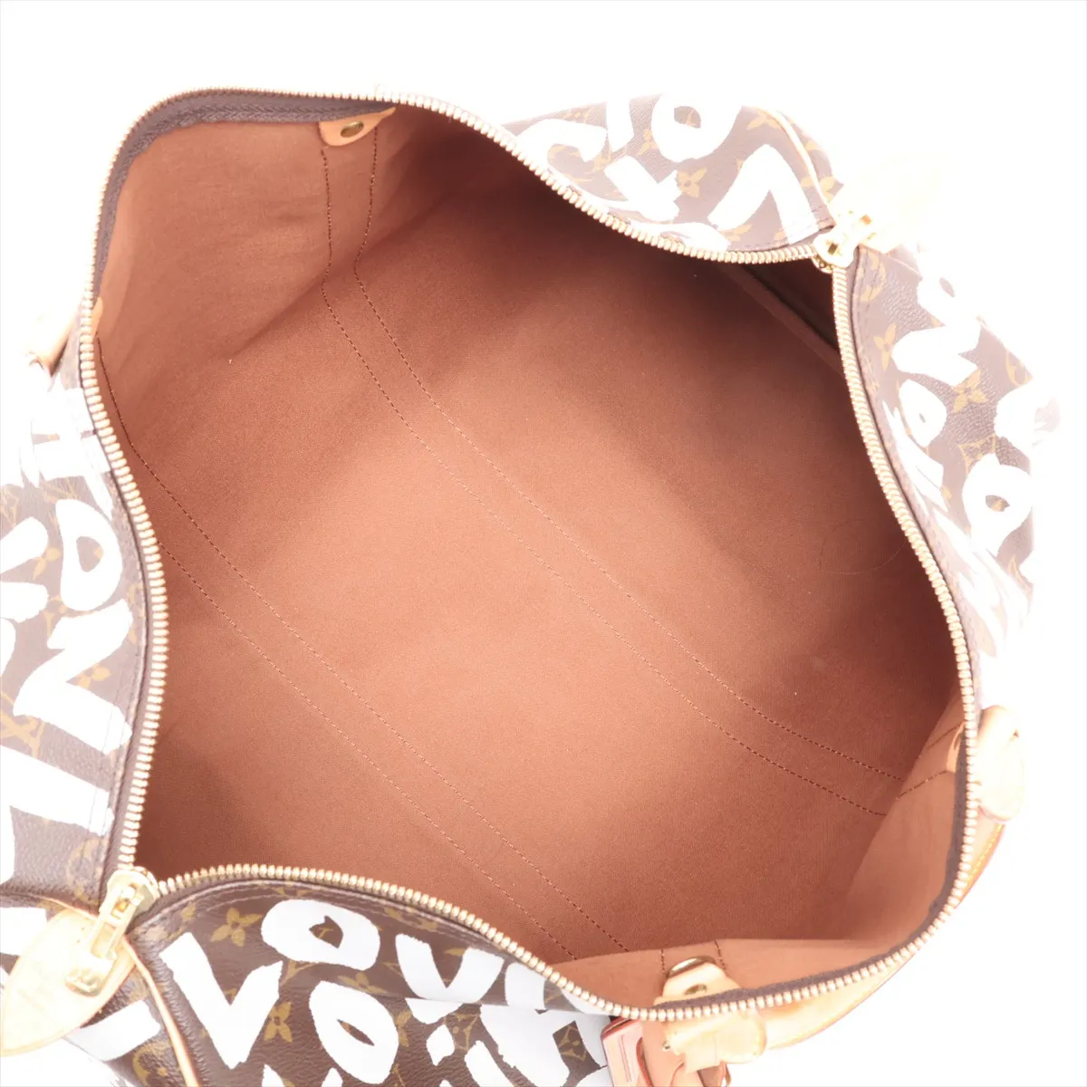 Monogram Graffiti Keepall 50 M92197 FL0041 Brown x Beige — view 7