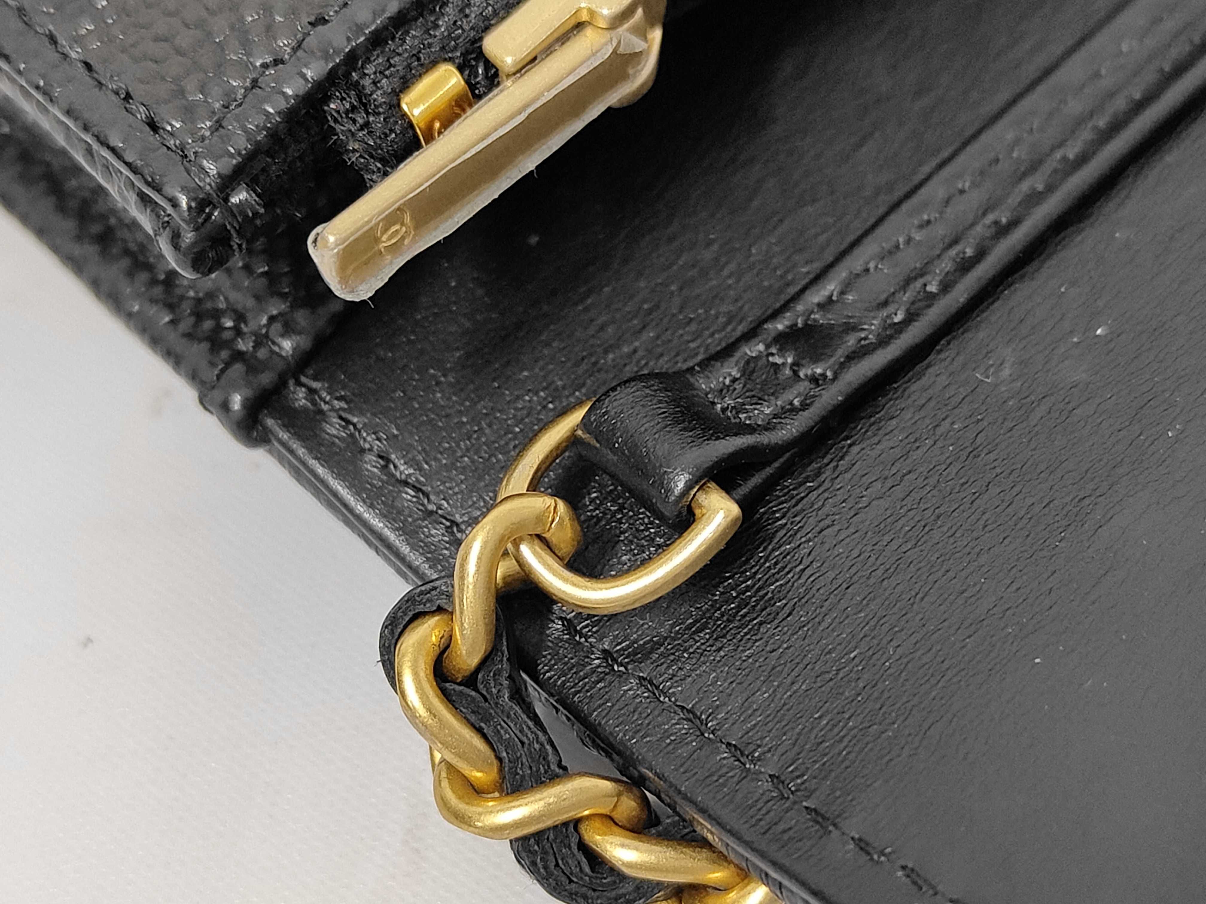 Matelassé Chain Shoulder Bag with Charm — view 4