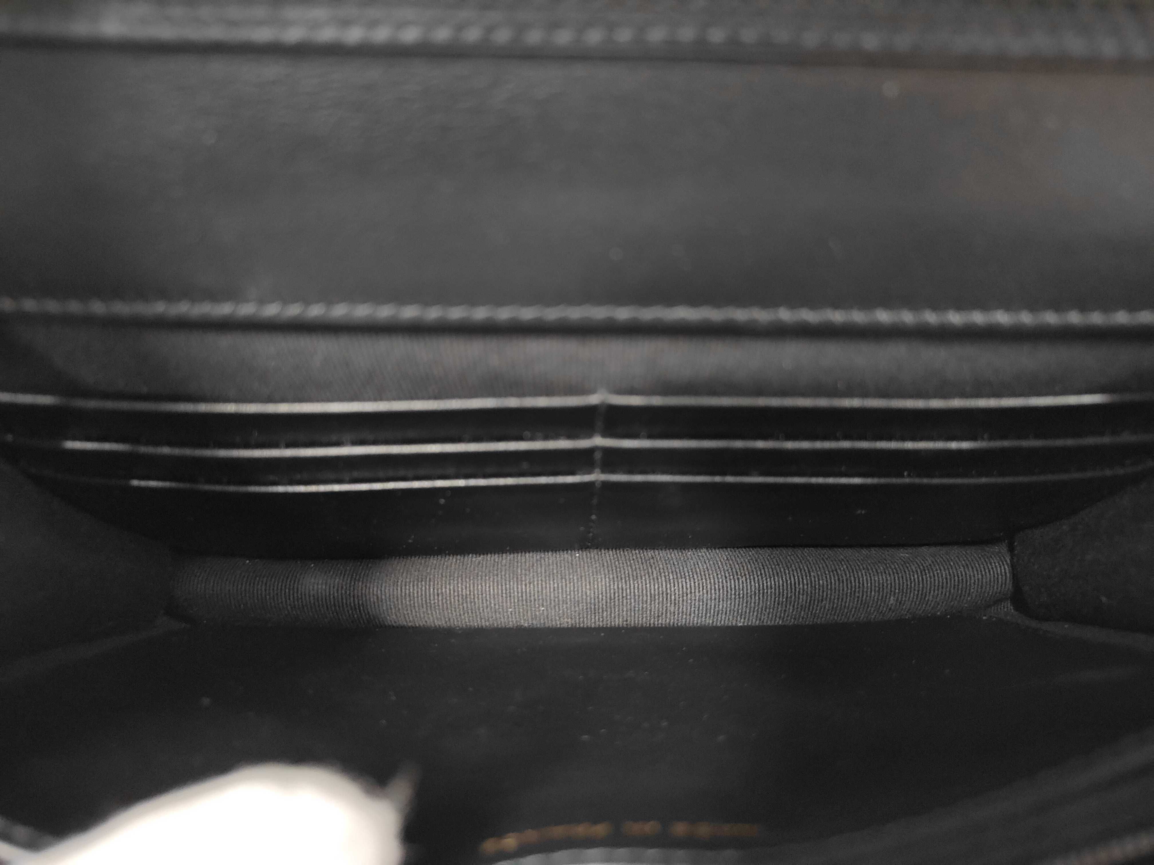 Matelassé Chain Shoulder Bag with Charm — view 7