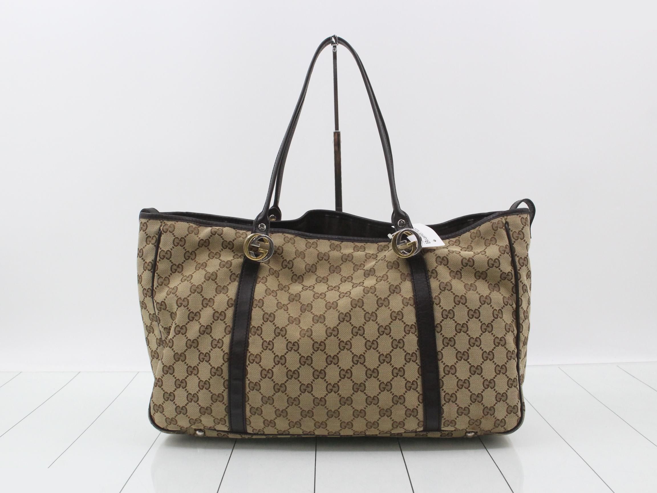 GG Canvas GG Twins Tote Bag — view 2