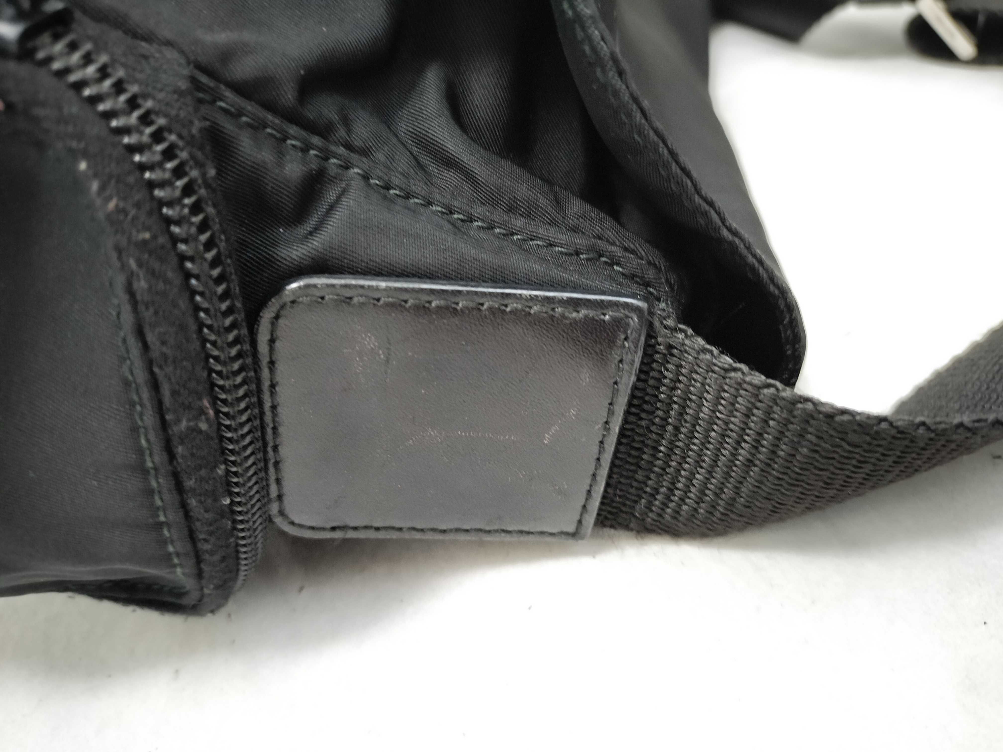 Nylon Shoulder Bag Messenger Bag Triangle Plate Nylon Black Shoulder Bag — view 5