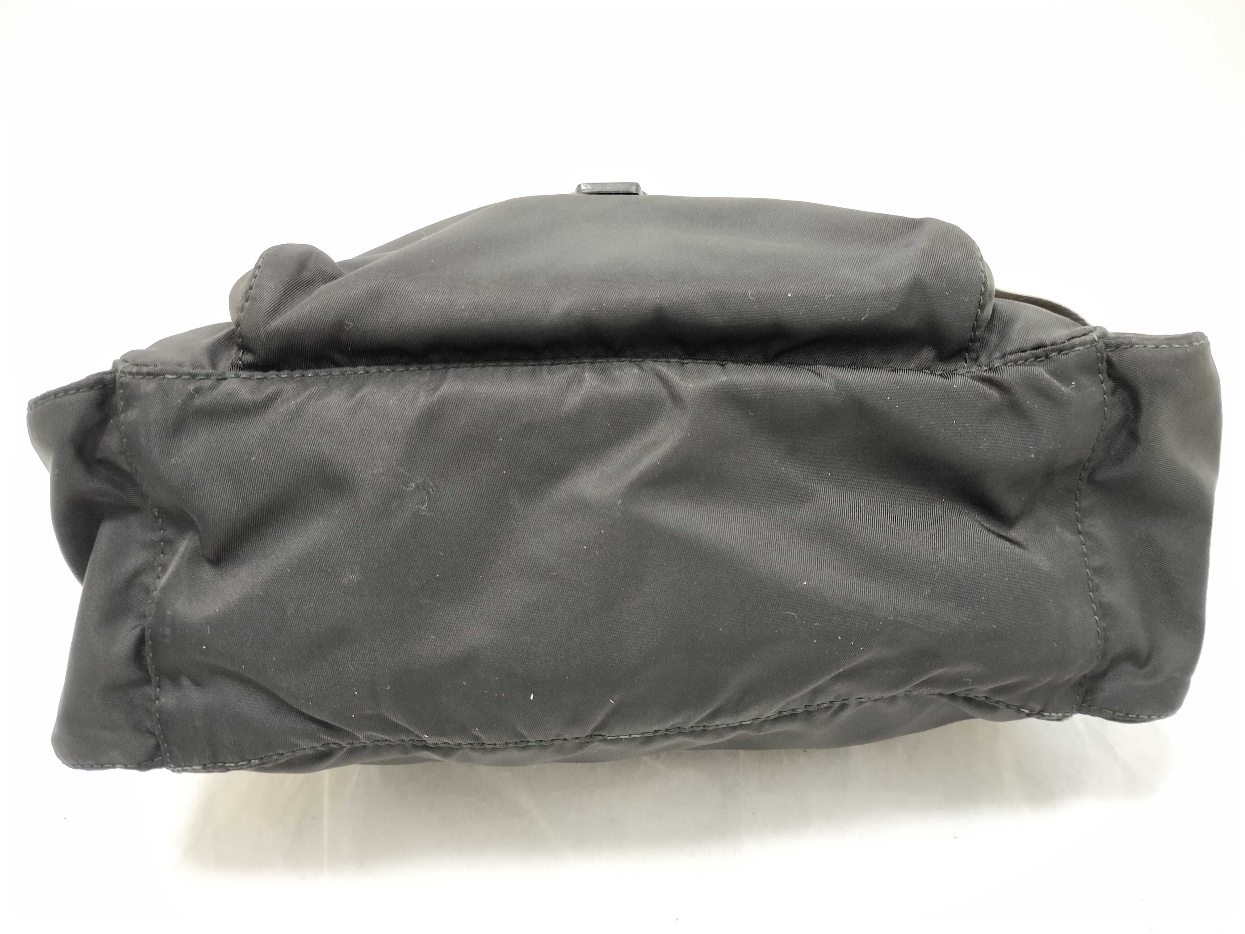 Nylon Shoulder Bag Messenger Bag Triangle Plate Nylon Black Shoulder Bag — view 7