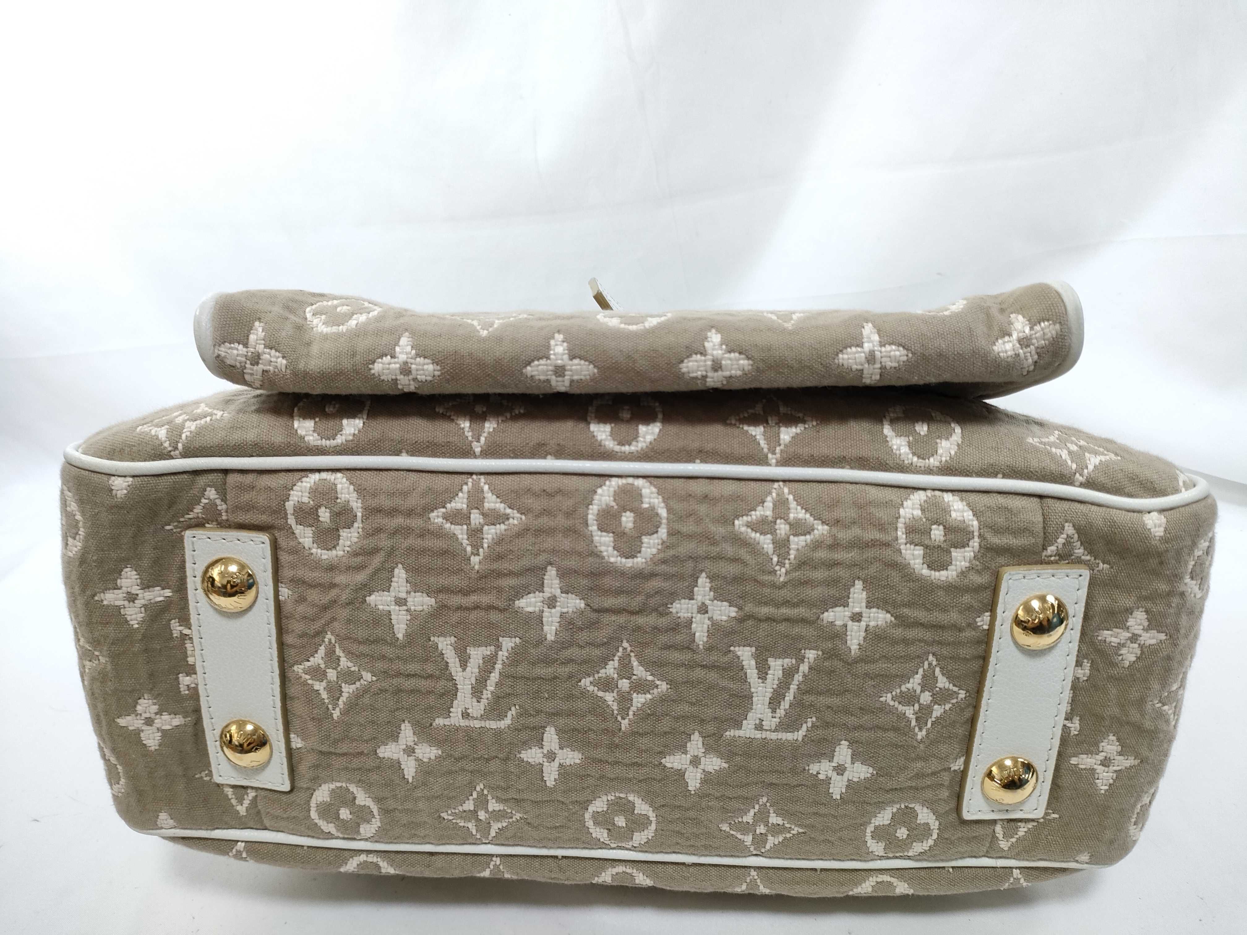 Monogram Sabia Cabas MM M93495 FO4170 Beige Handbag — view 5