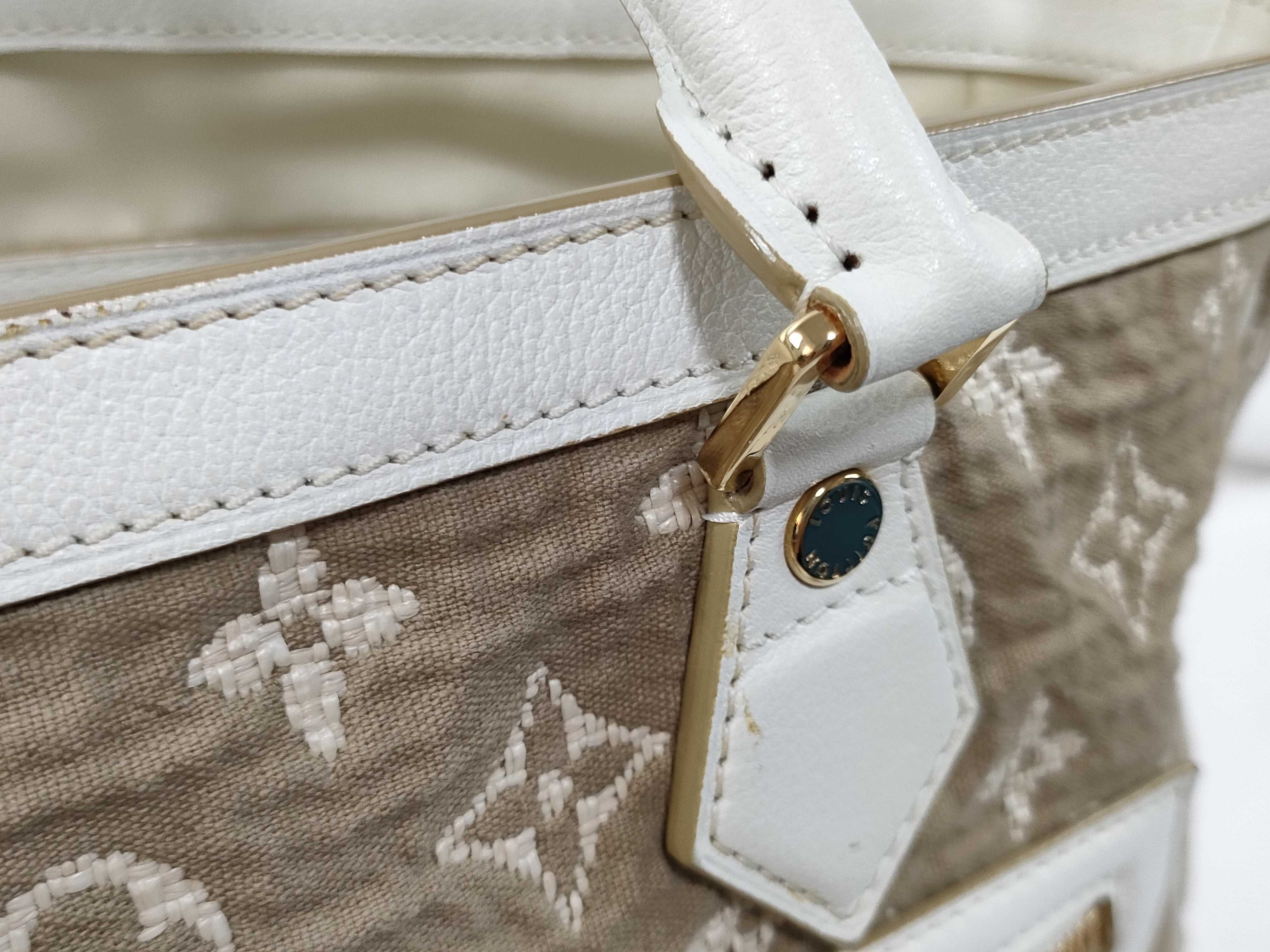 Monogram Sabia Cabas MM M93495 FO4170 Beige Handbag — view 9