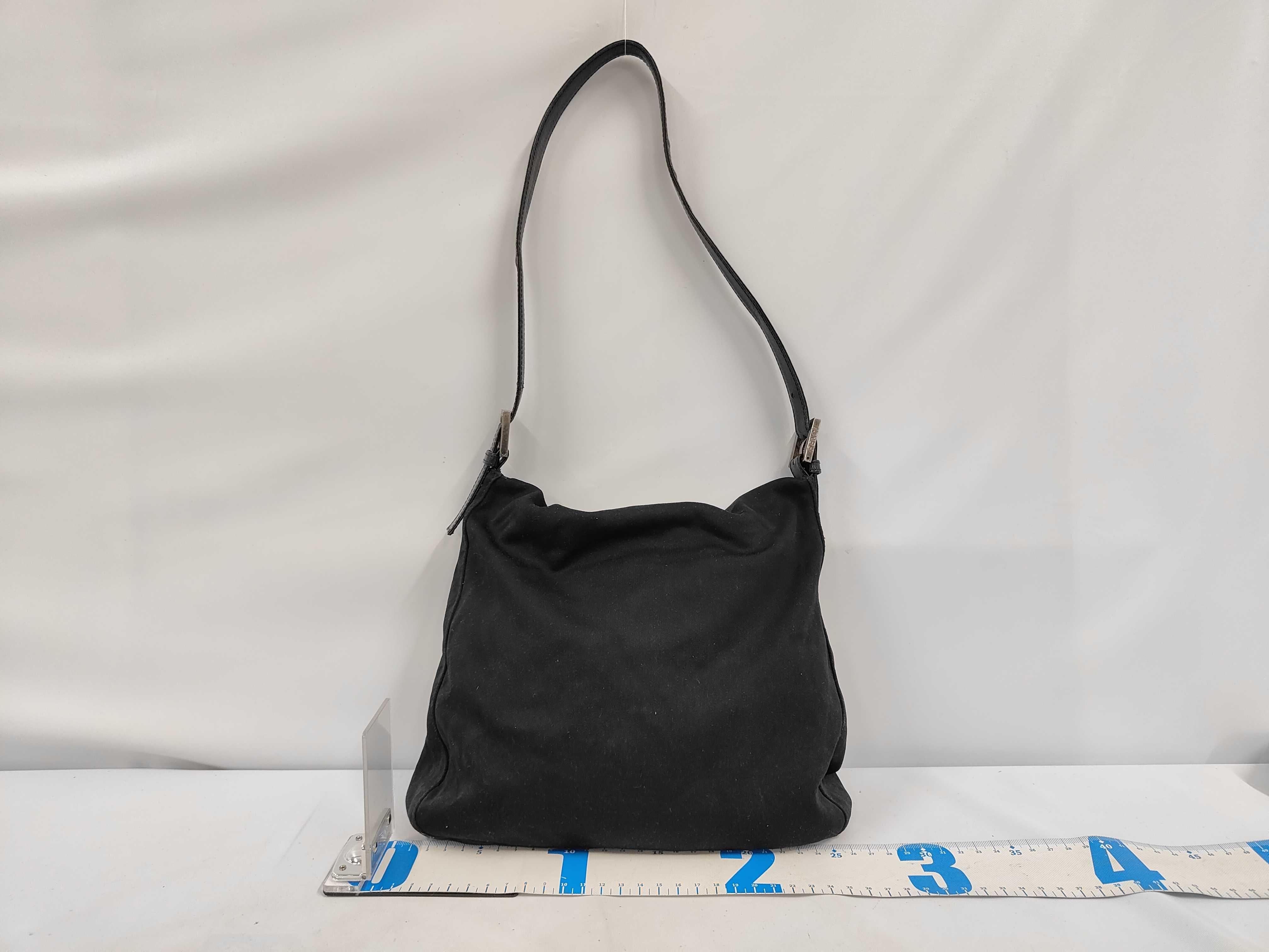 26730 Mamma Bucket Nylon Shoulder Bag (Black) — view 2