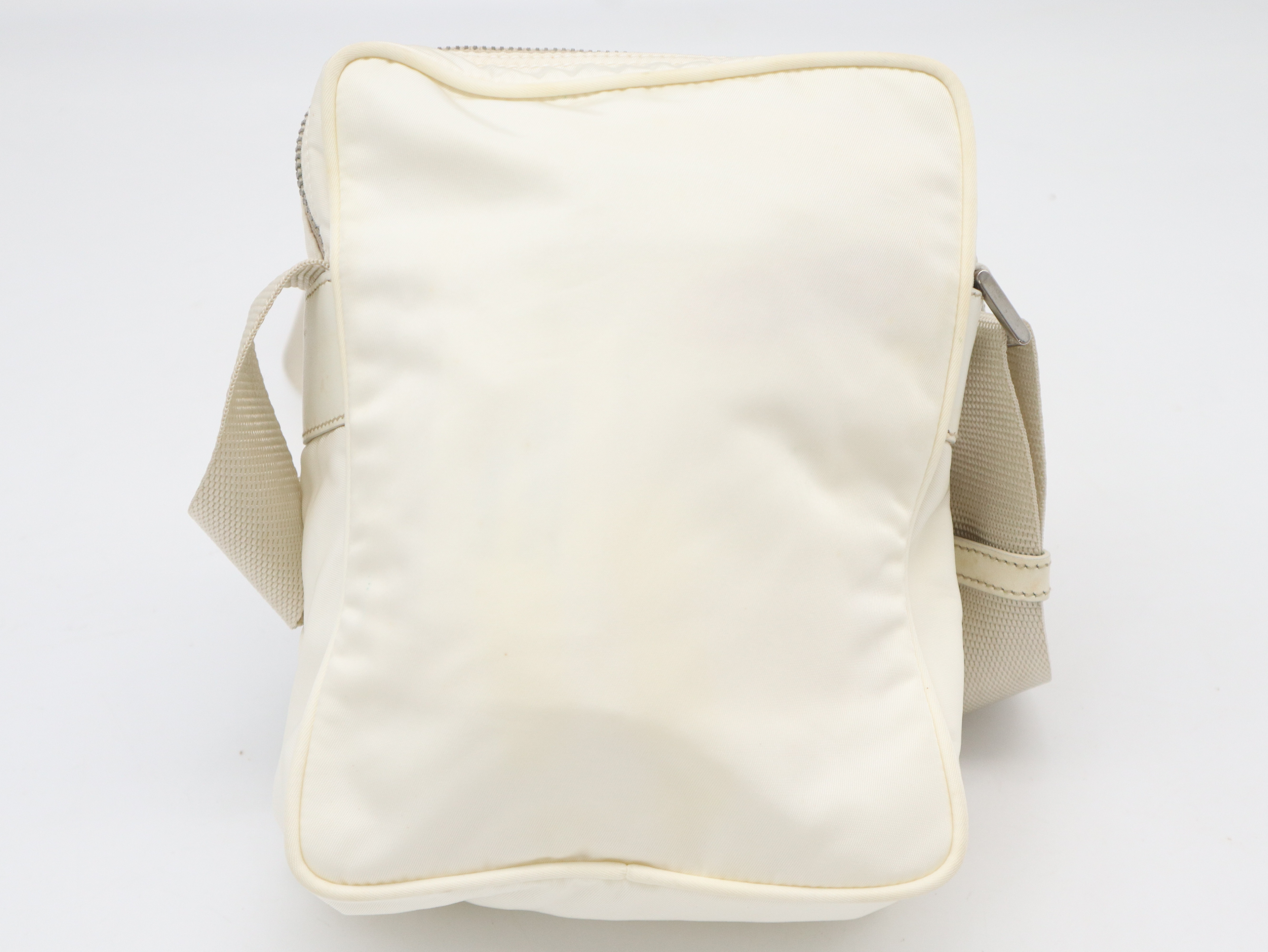 Nylon Light Yellow Shoulder Bag — view 2