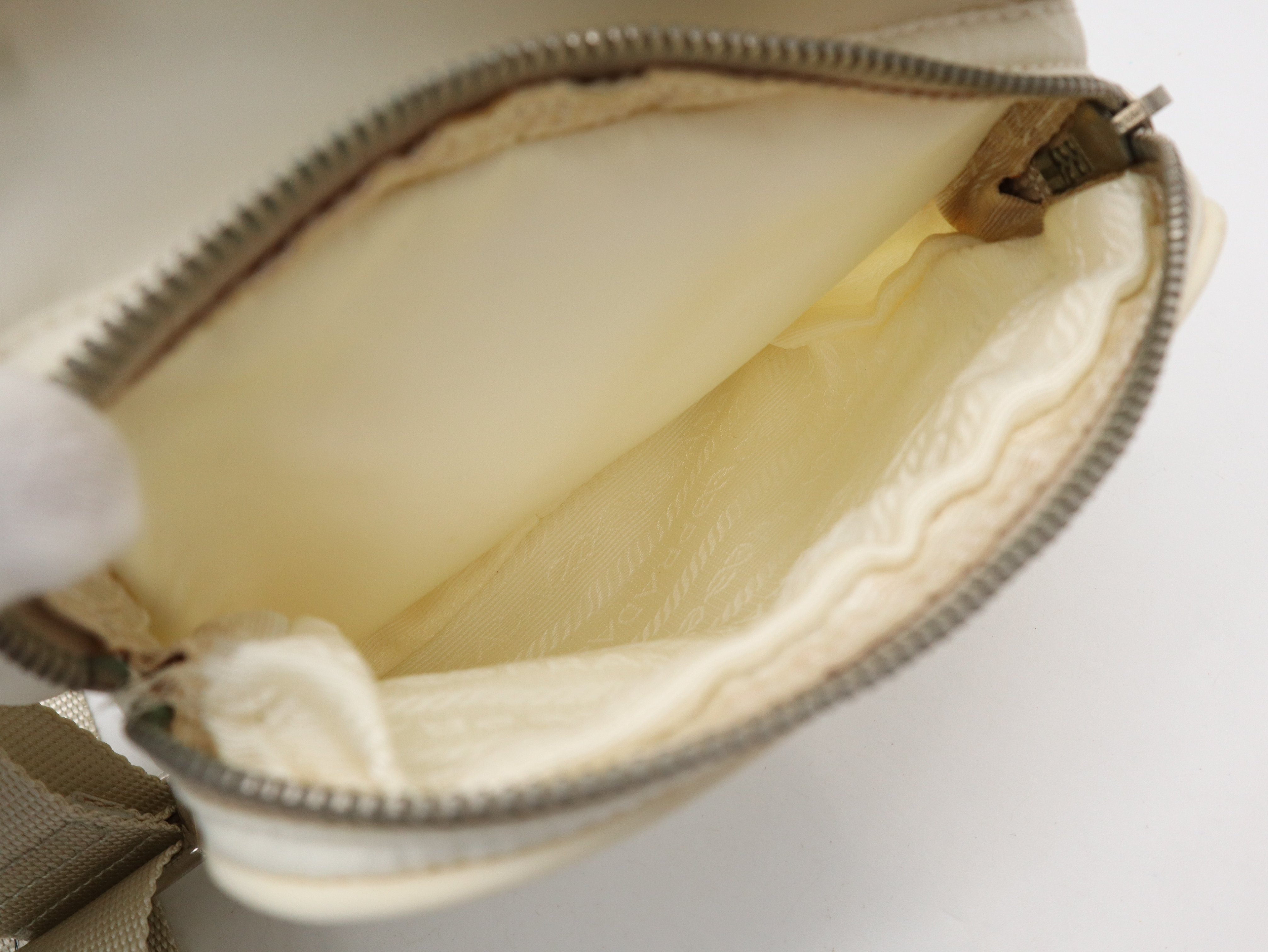Nylon Light Yellow Shoulder Bag — view 13