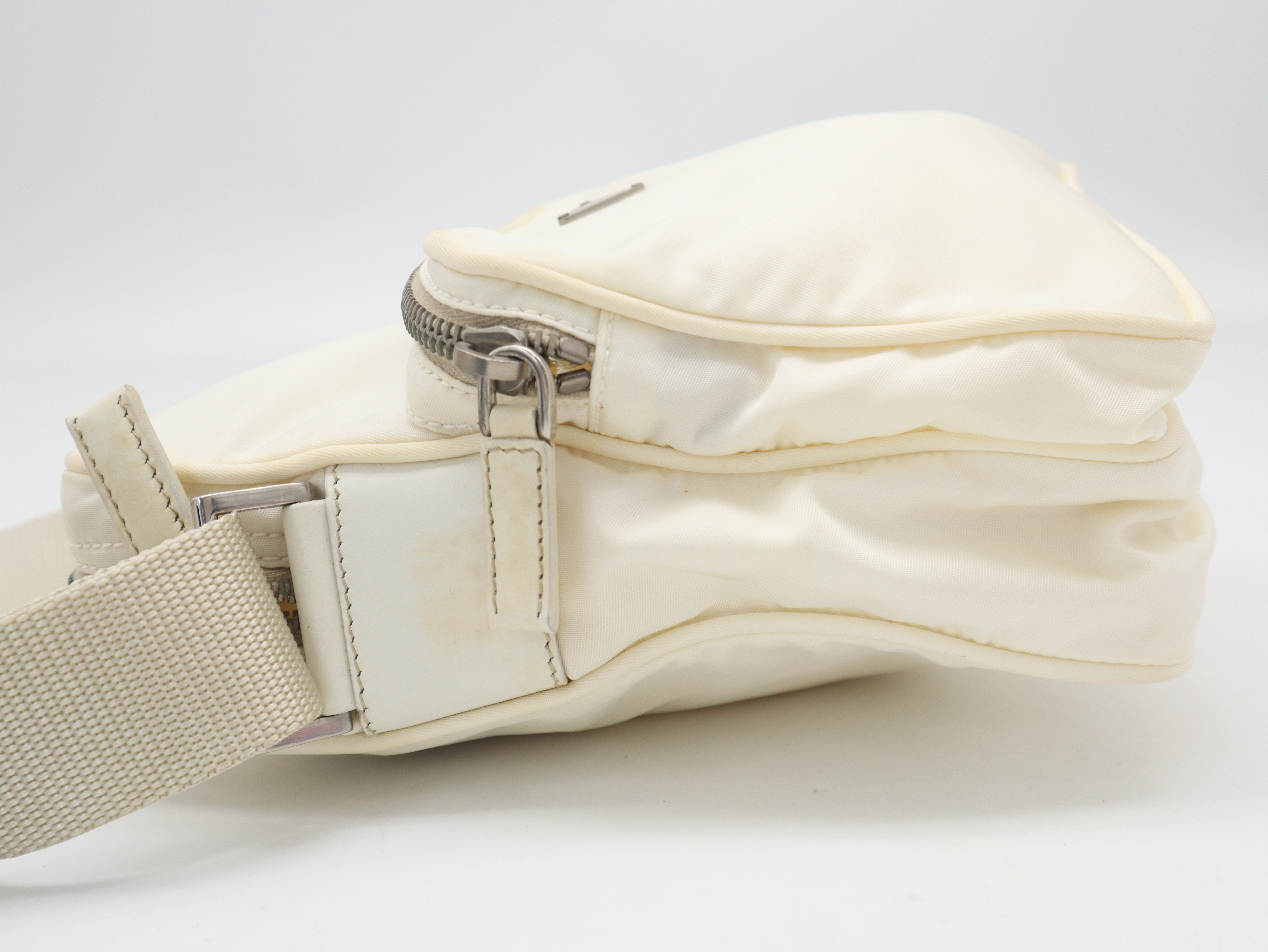 Nylon Light Yellow Shoulder Bag — view 3