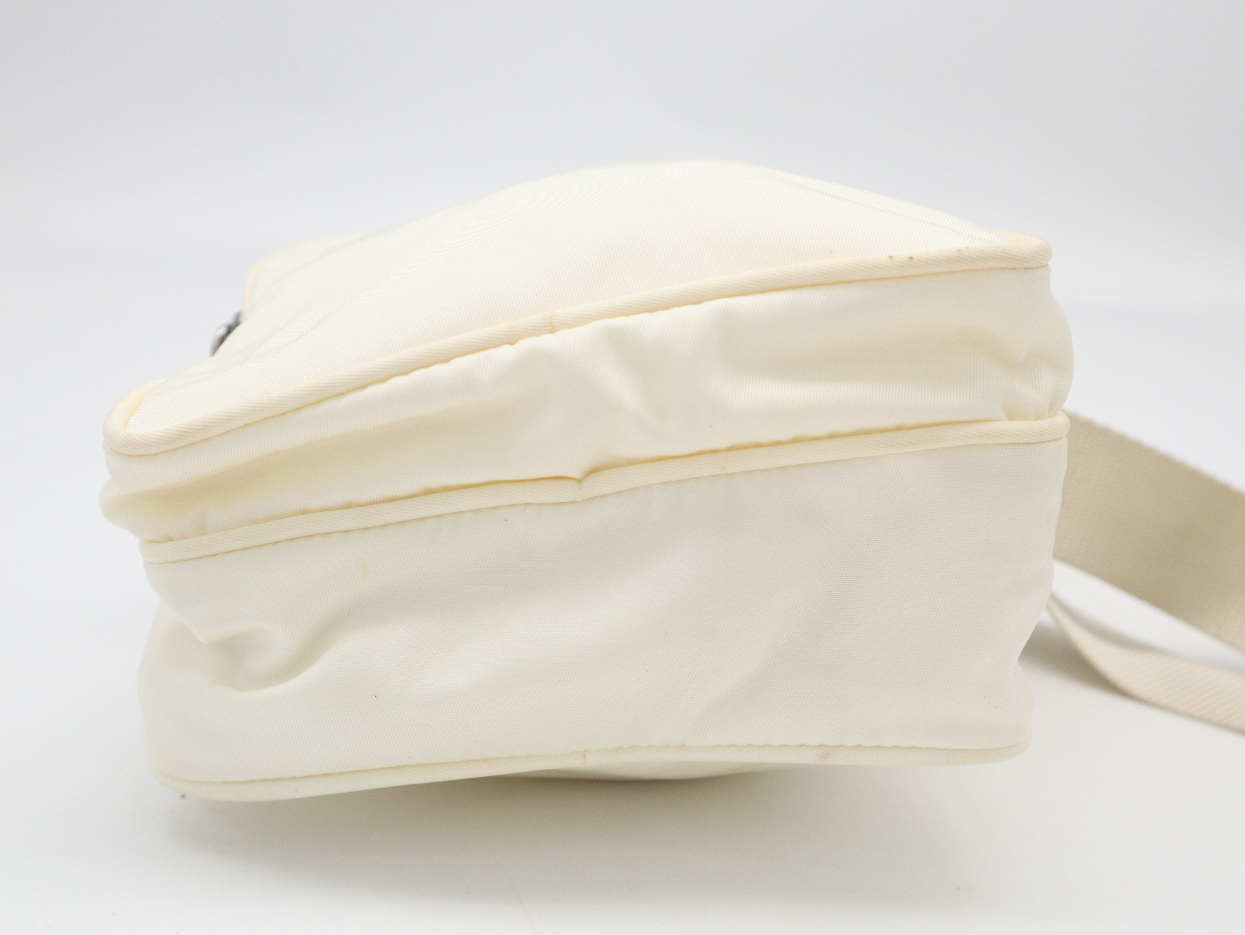Nylon Light Yellow Shoulder Bag — view 5