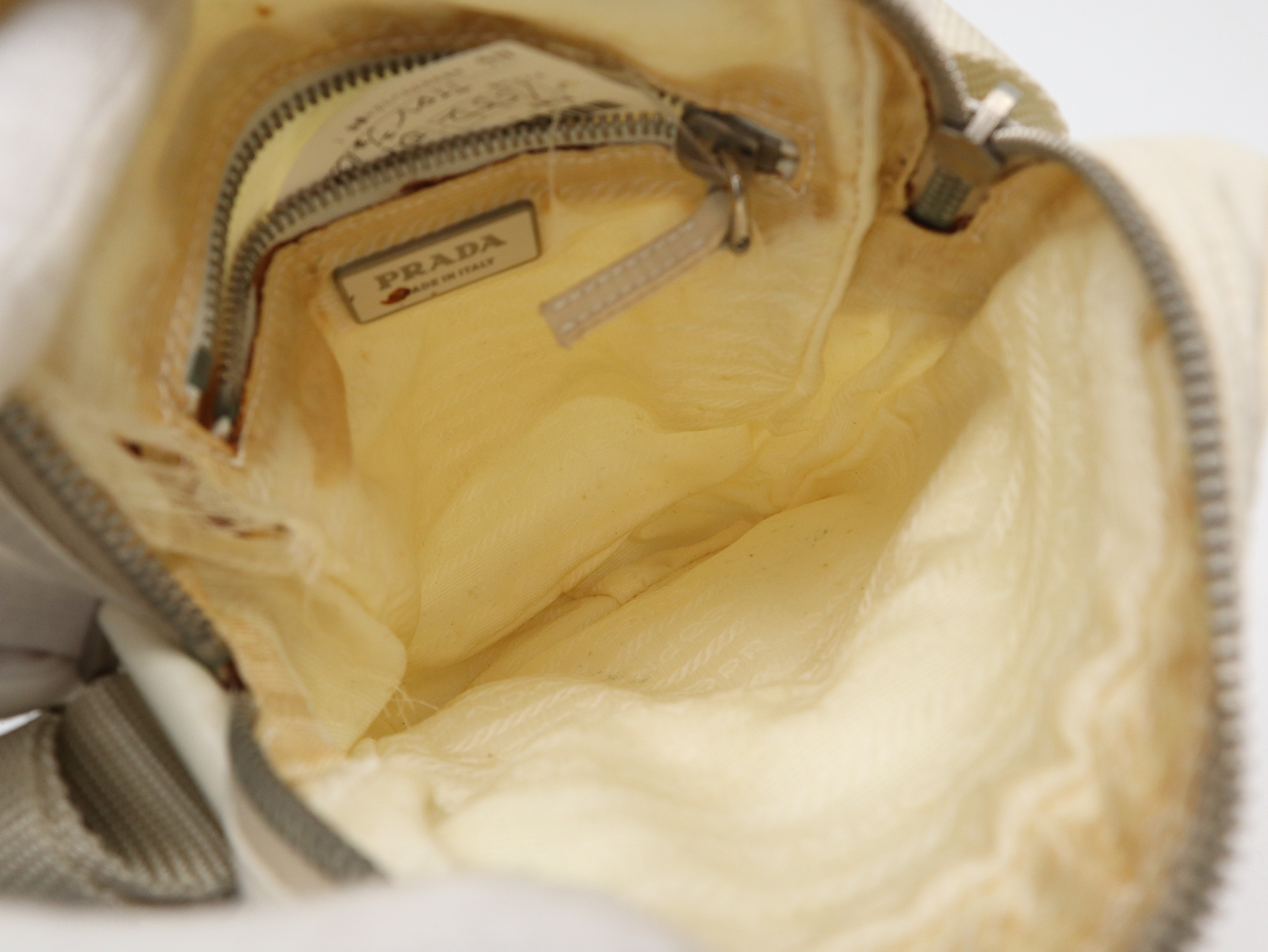 Nylon Light Yellow Shoulder Bag — view 10