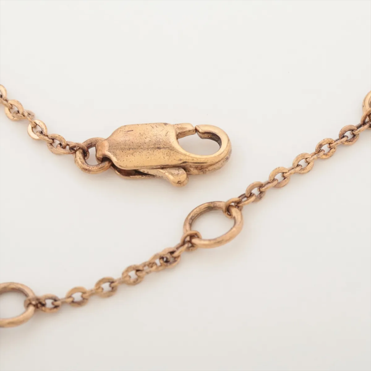 logo bracelet, GP x rhinestones, gold, — view 4