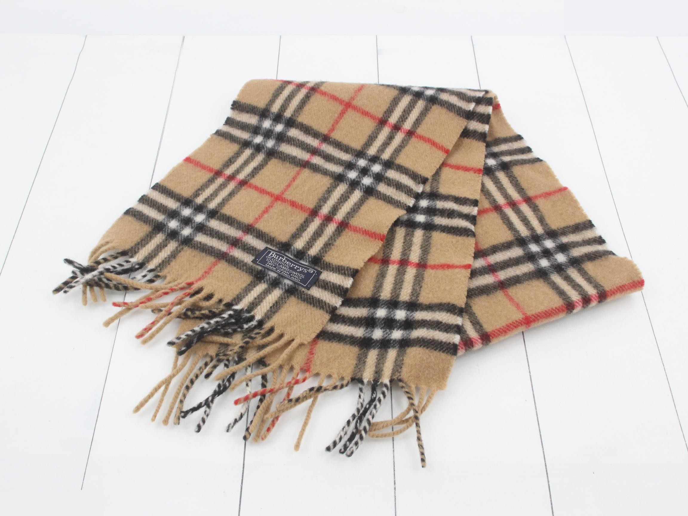 Nova Check Scarf, 100% Wool — view 2