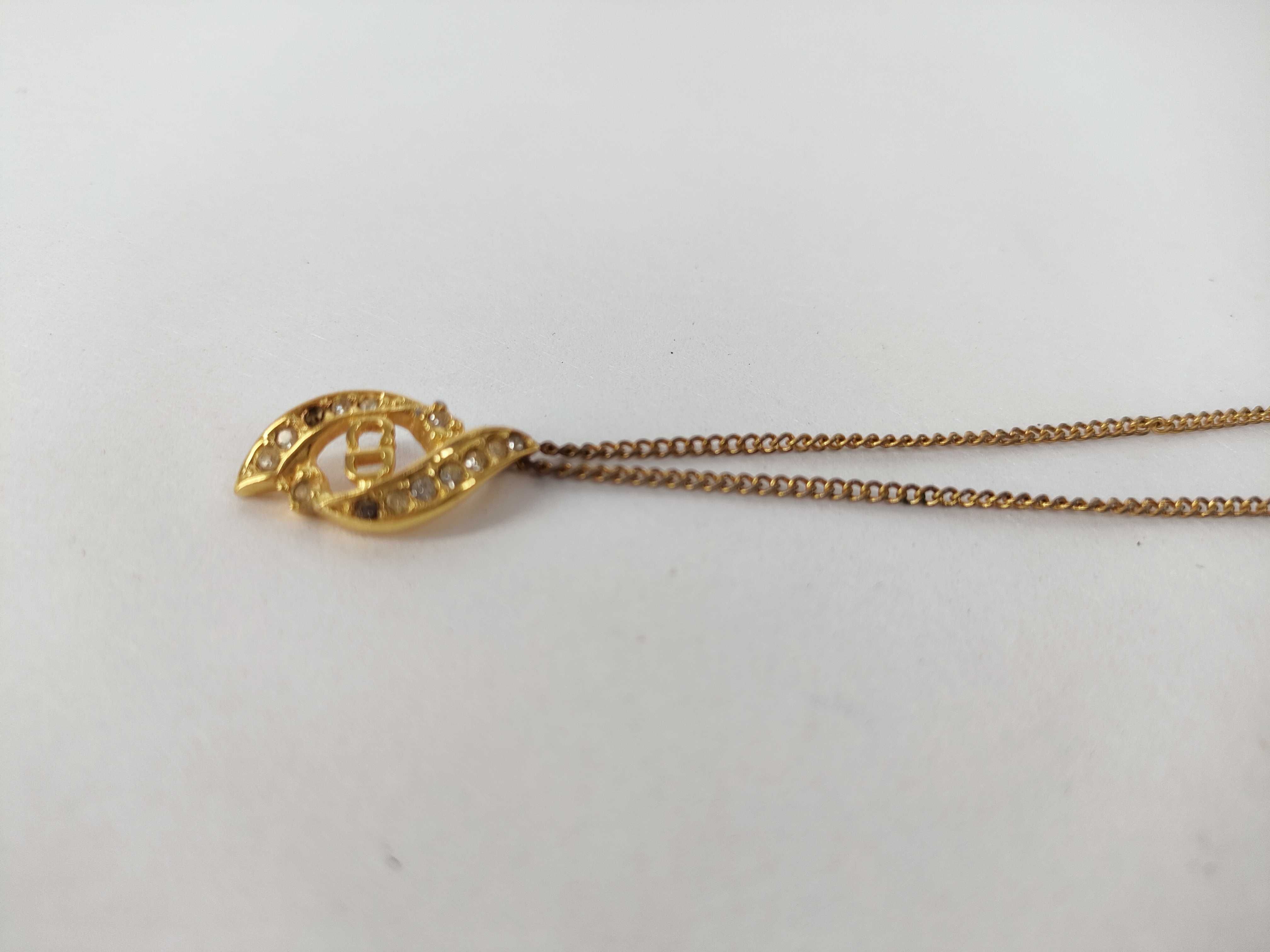 Christian necklace, CD logo twist pendant necklace, gold necklace. — view 6