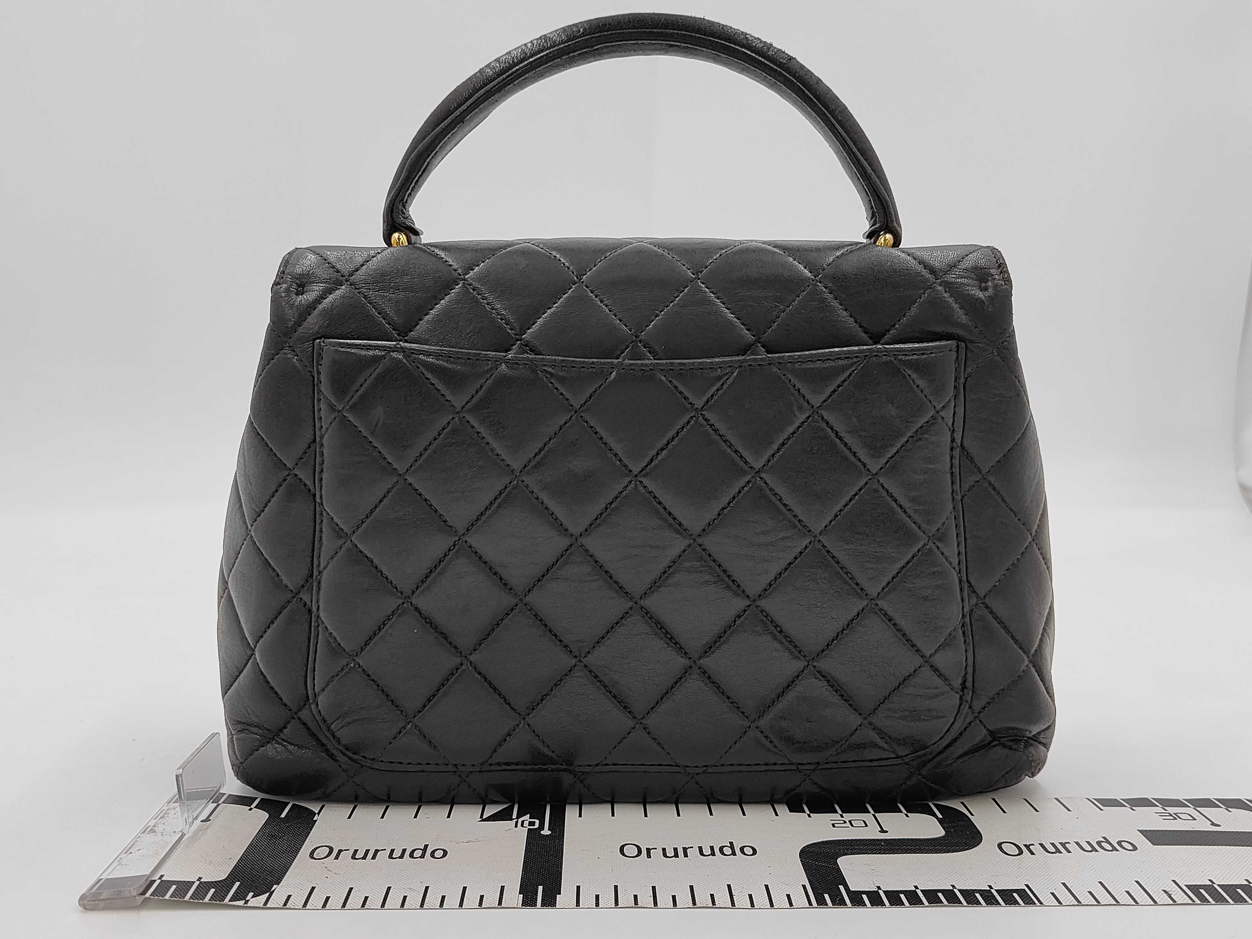 Matelassé Handbag, Black — view 2