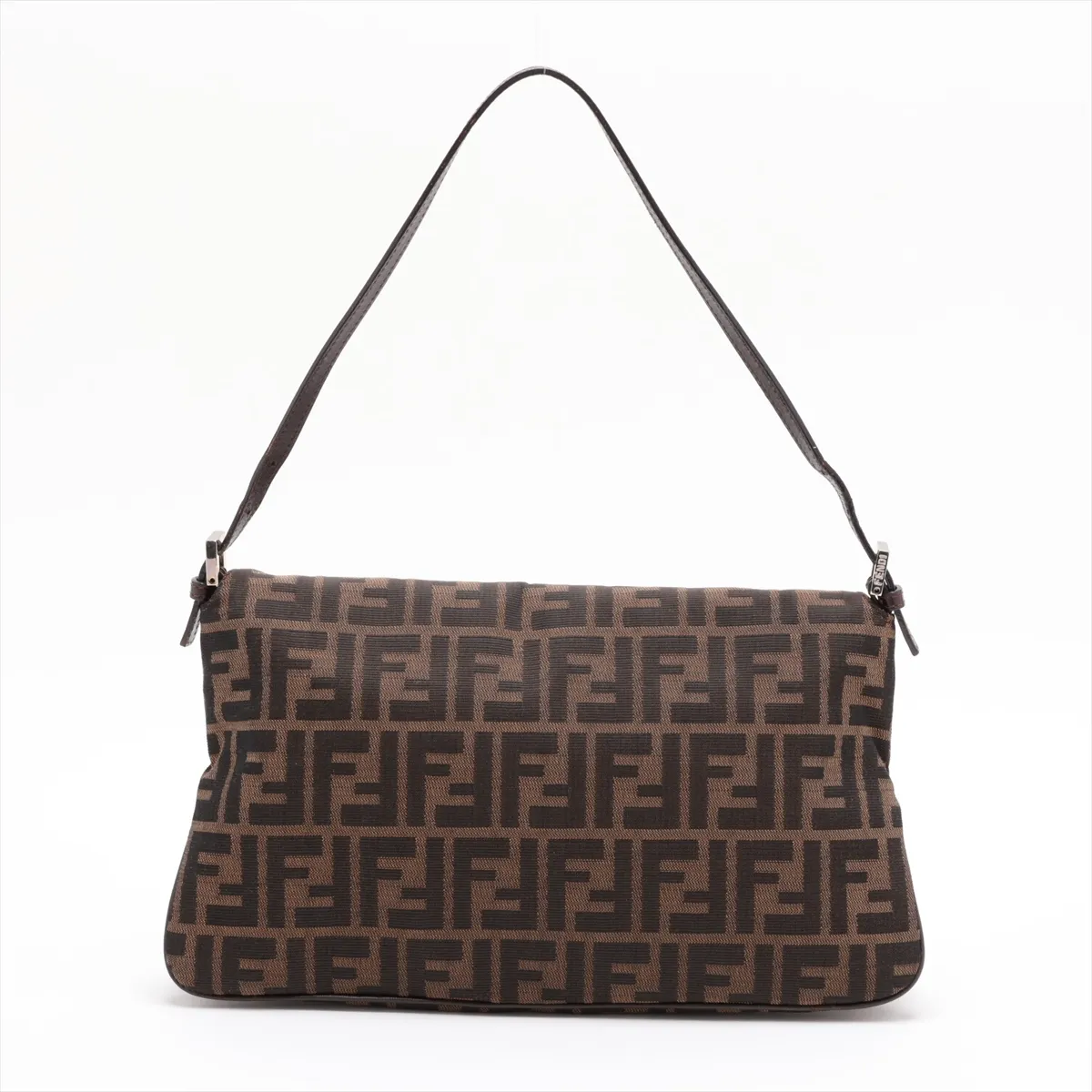 Zucca 26796 Canvas x Leather Shoulder Bag Brown — view 2
