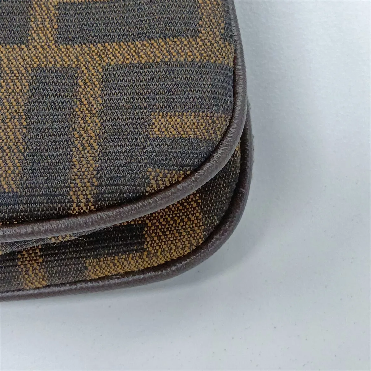 Zucca 26796 Canvas x Leather Shoulder Bag Brown — view 13