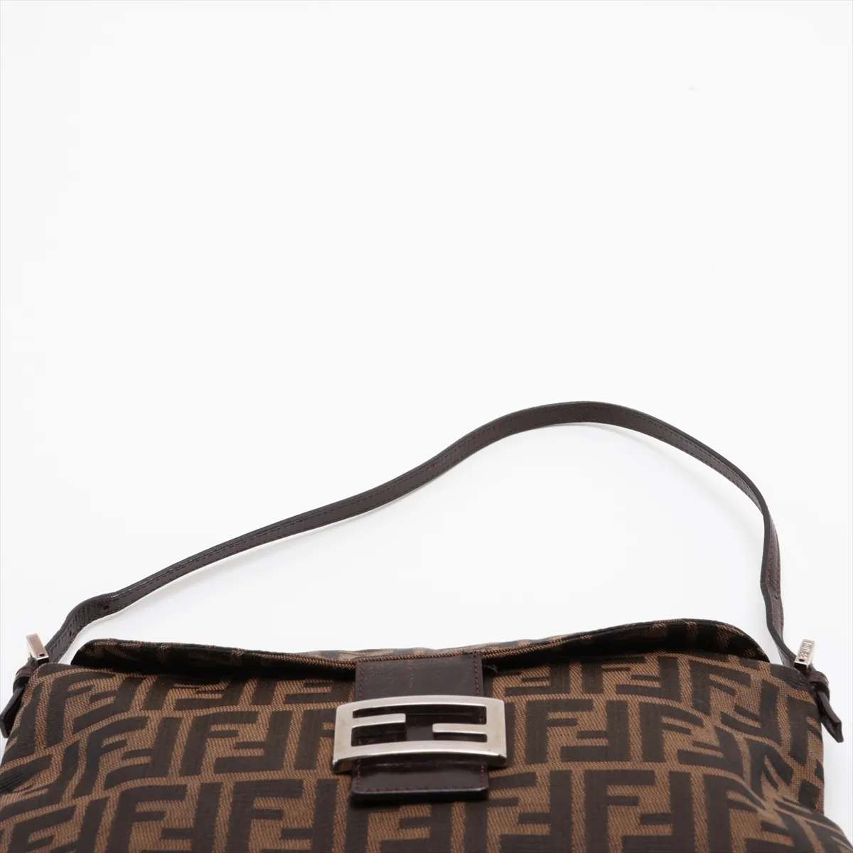 Zucca 26796 Canvas x Leather Shoulder Bag Brown — view 6