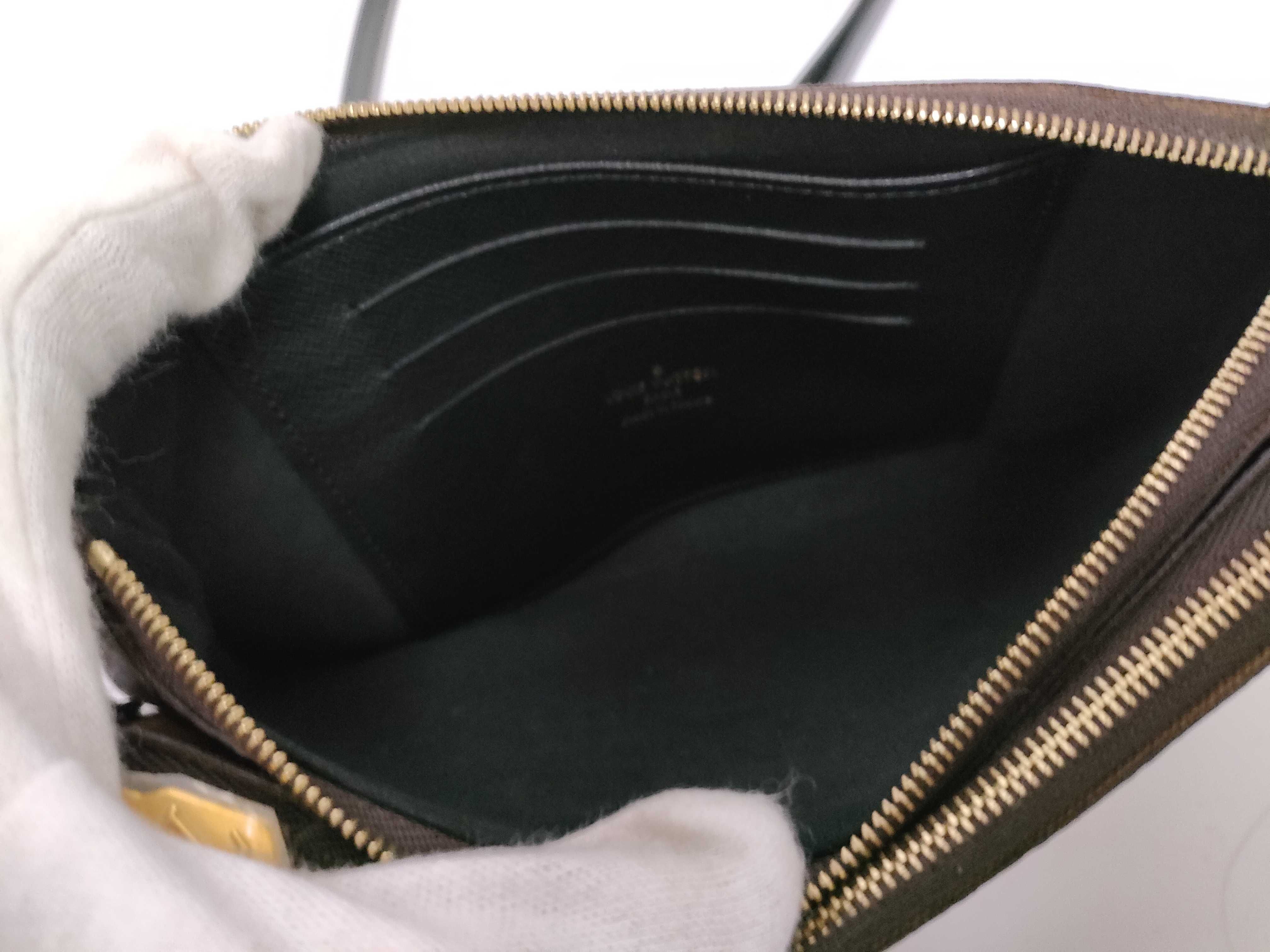 Monogram Louis Vuitton Double Zip Pochette M69203 Shoulder Bag — view 8