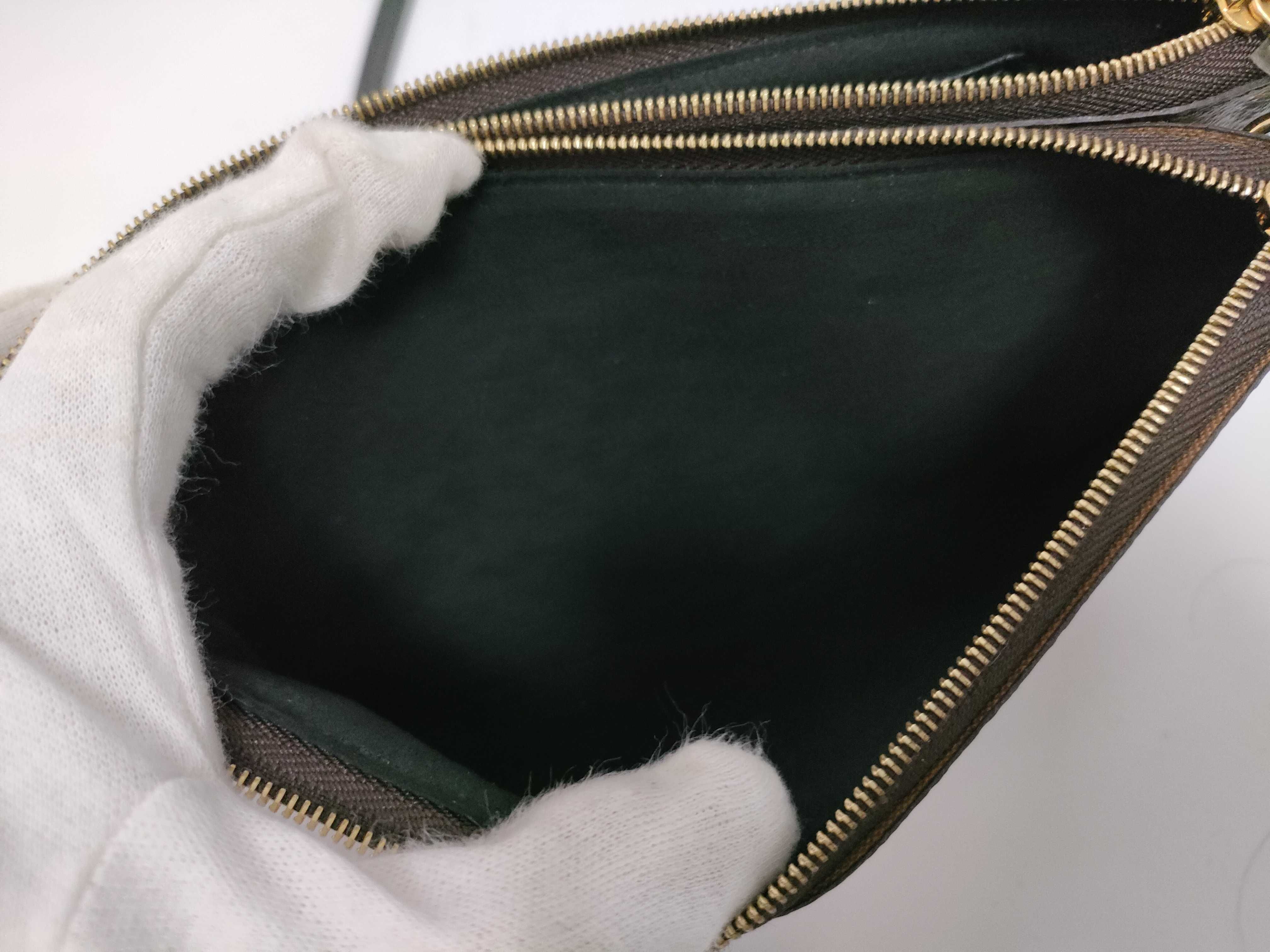 Monogram Louis Vuitton Double Zip Pochette M69203 Shoulder Bag — view 10