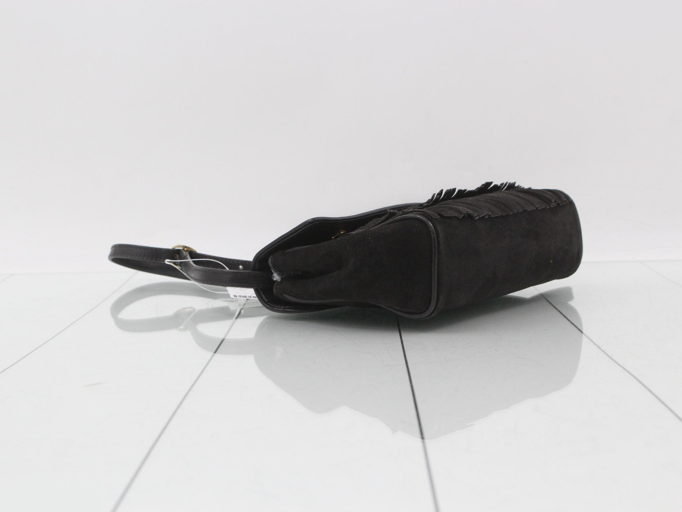 Suede Black Bag — view 5