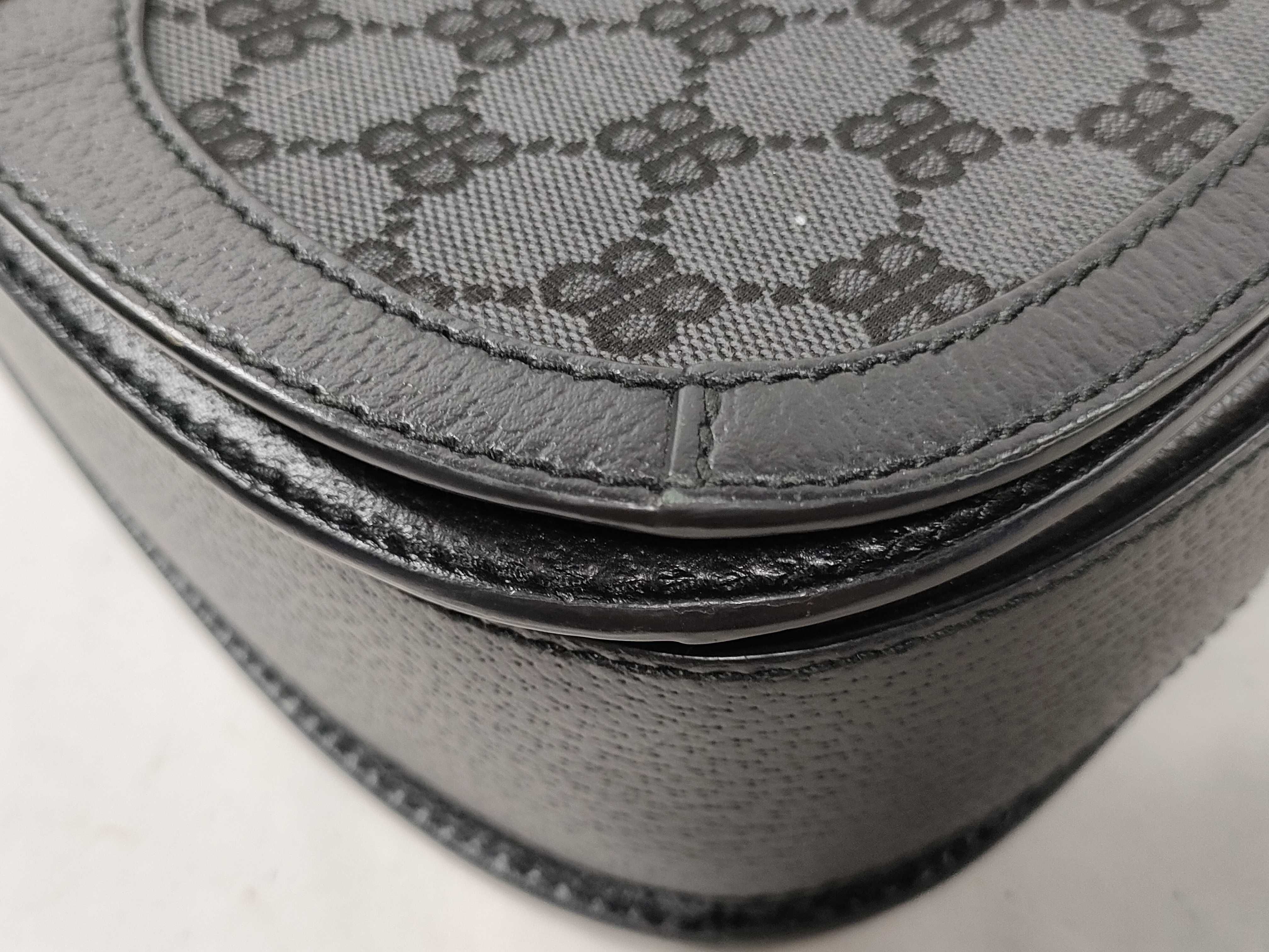 x Gucci The Hacker Project Canvas x Leather Shoulder Bag Black 680121 Shoulder Bag — view 7