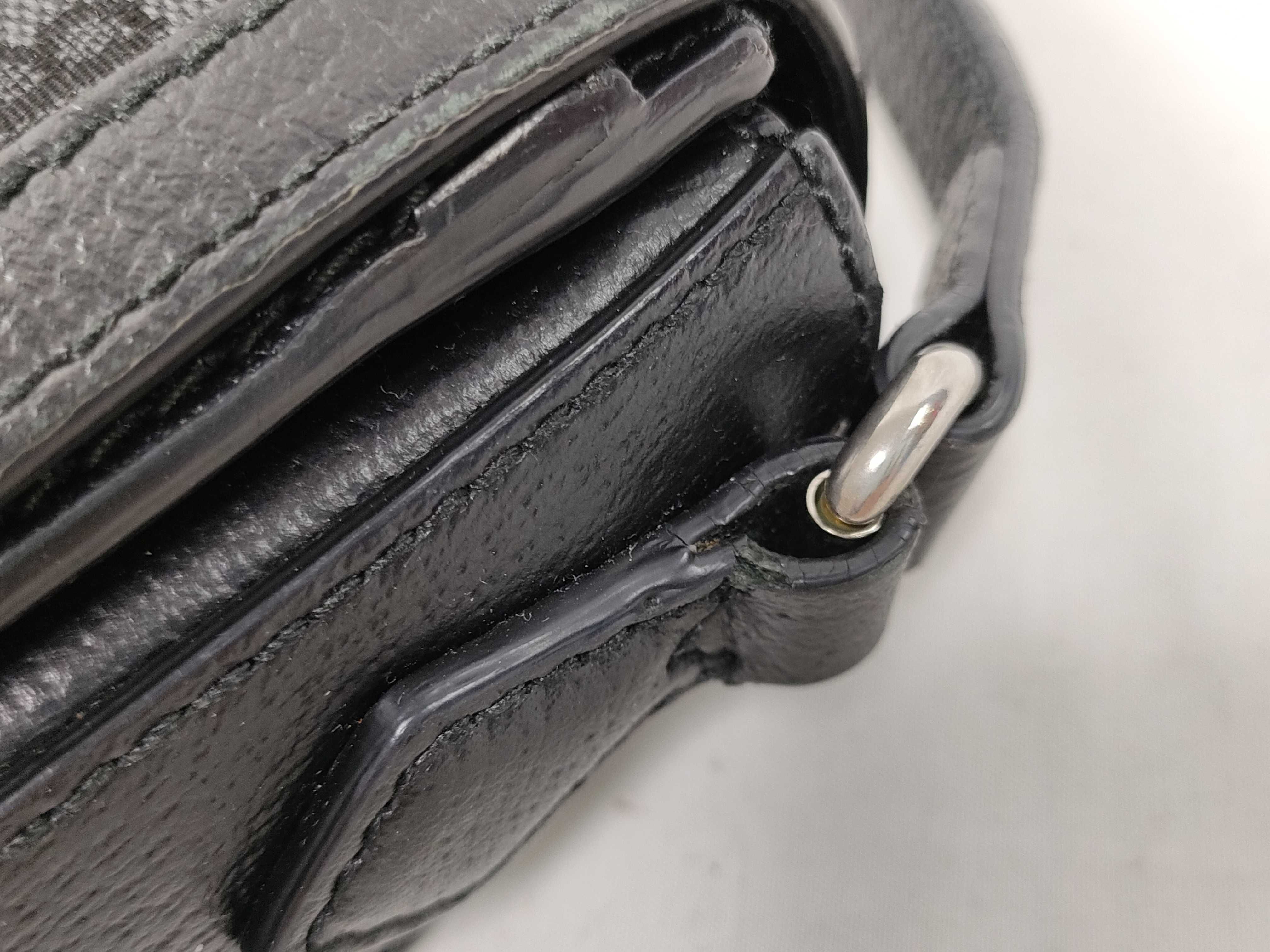 x Gucci The Hacker Project Canvas x Leather Shoulder Bag Black 680121 Shoulder Bag — view 8