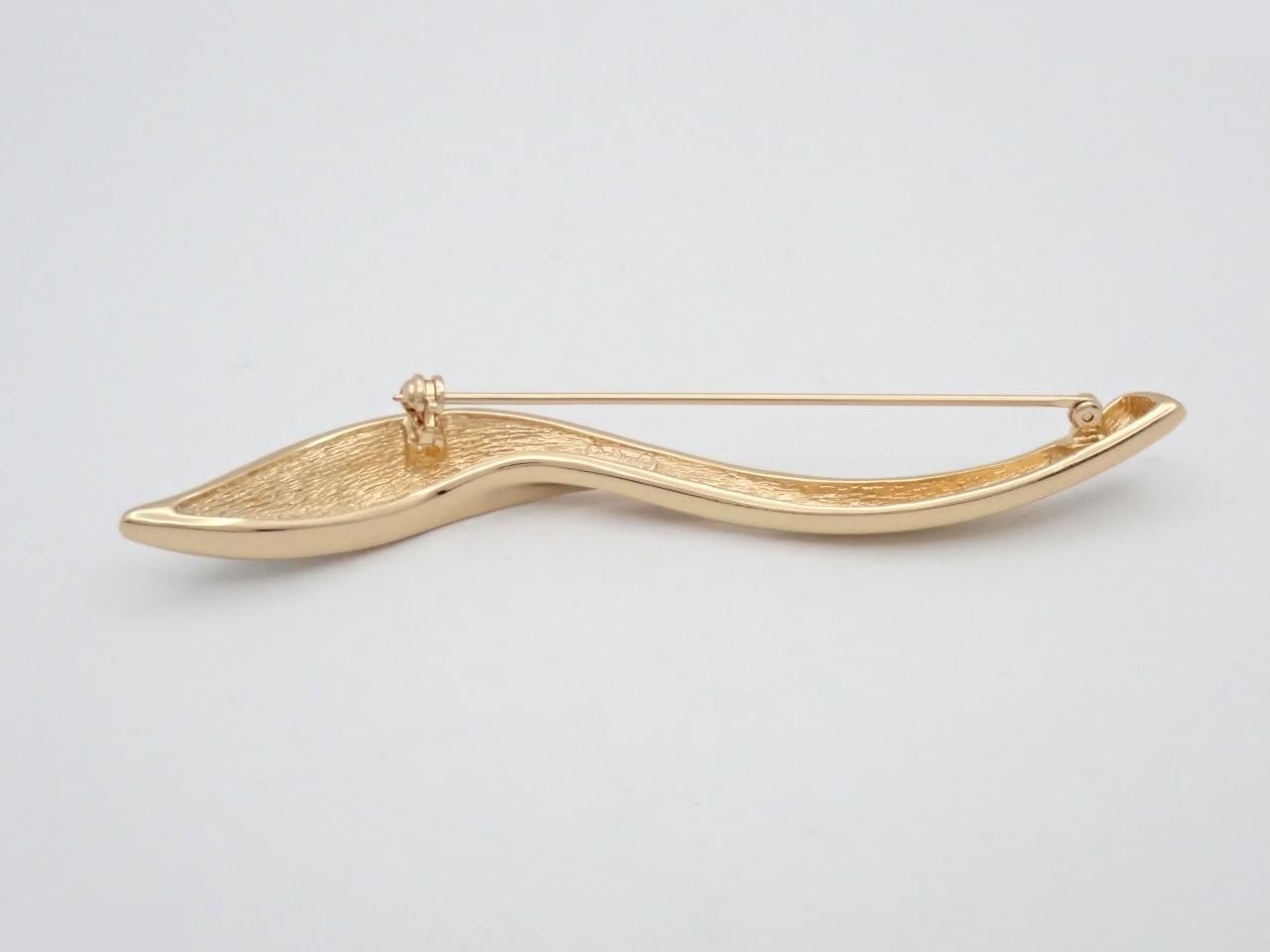Stone-embellished, other lines, precious metal brooches — view 2