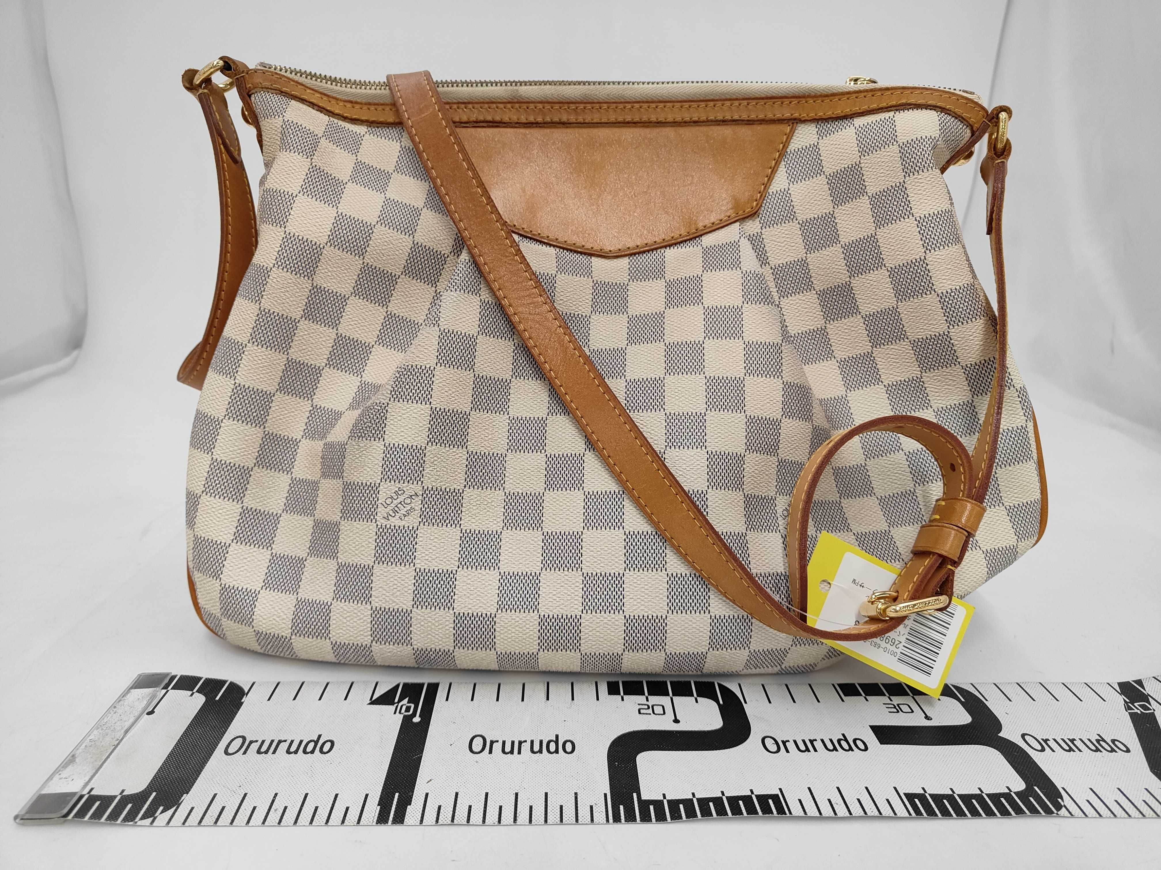 Damier Azur N41113 Siracusa PM Shoulder Bag — view 2
