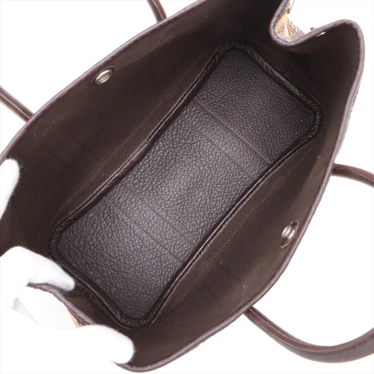 Garden Party 30 TPM Toilet ash x buffle Beige x Brown Silver hardware K:2007 — view 7