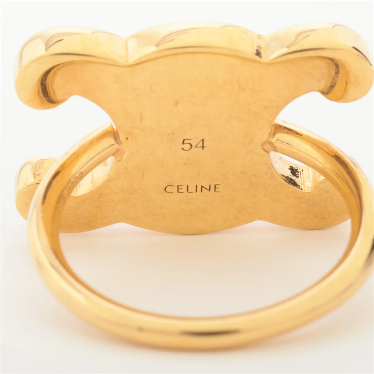 Triomphe Ring 54 GP x Rhinestone Gold — view 3