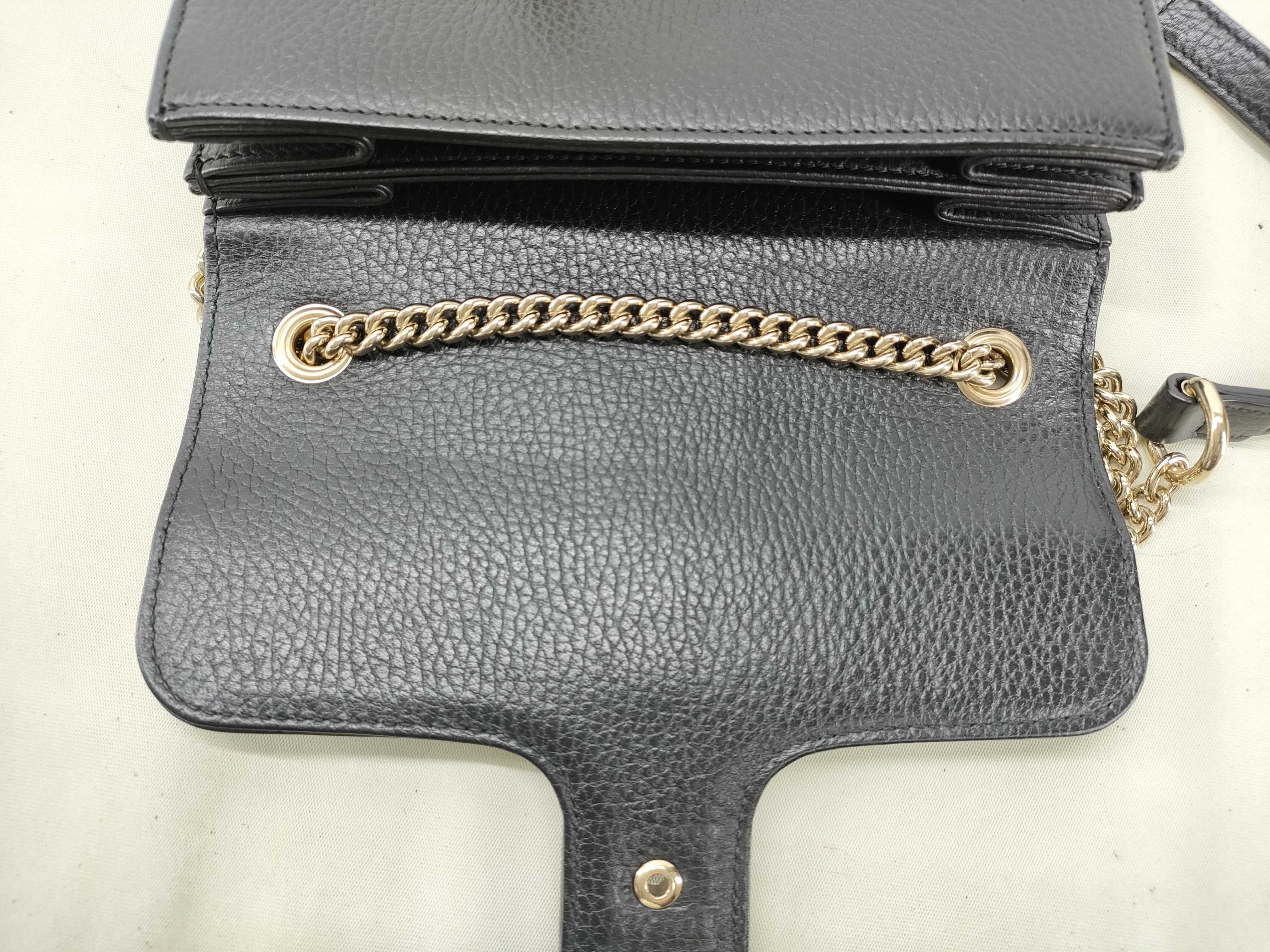 GG Interlocking Chain Shoulder Bag Small — view 8