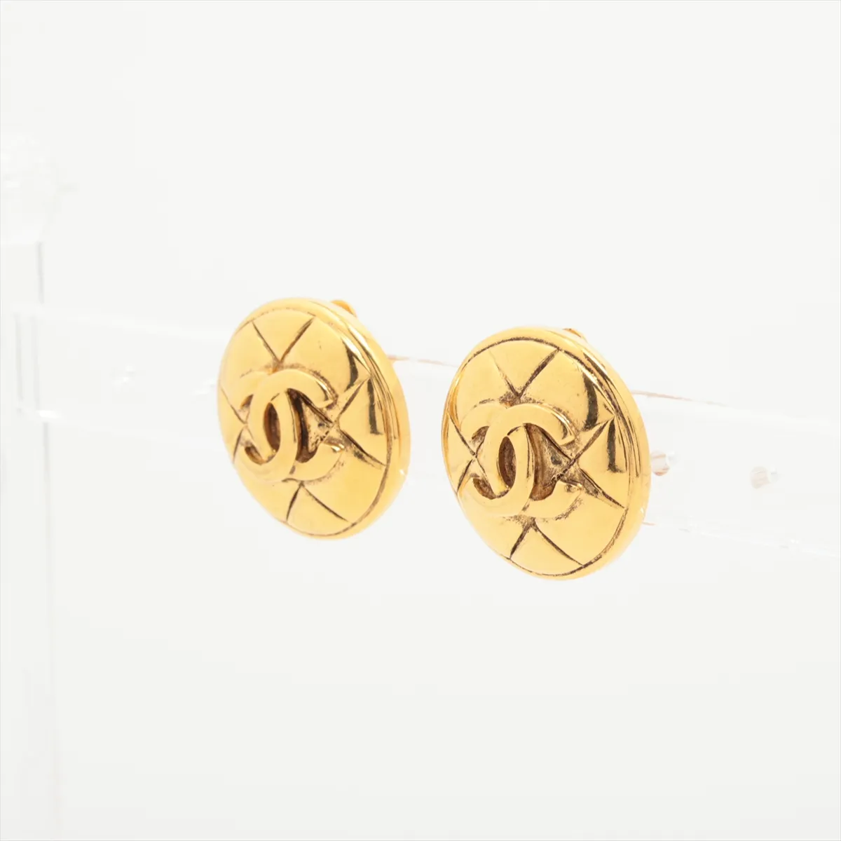 Cocomark Matelasse earrings (for both ears) GP Gold — view 5