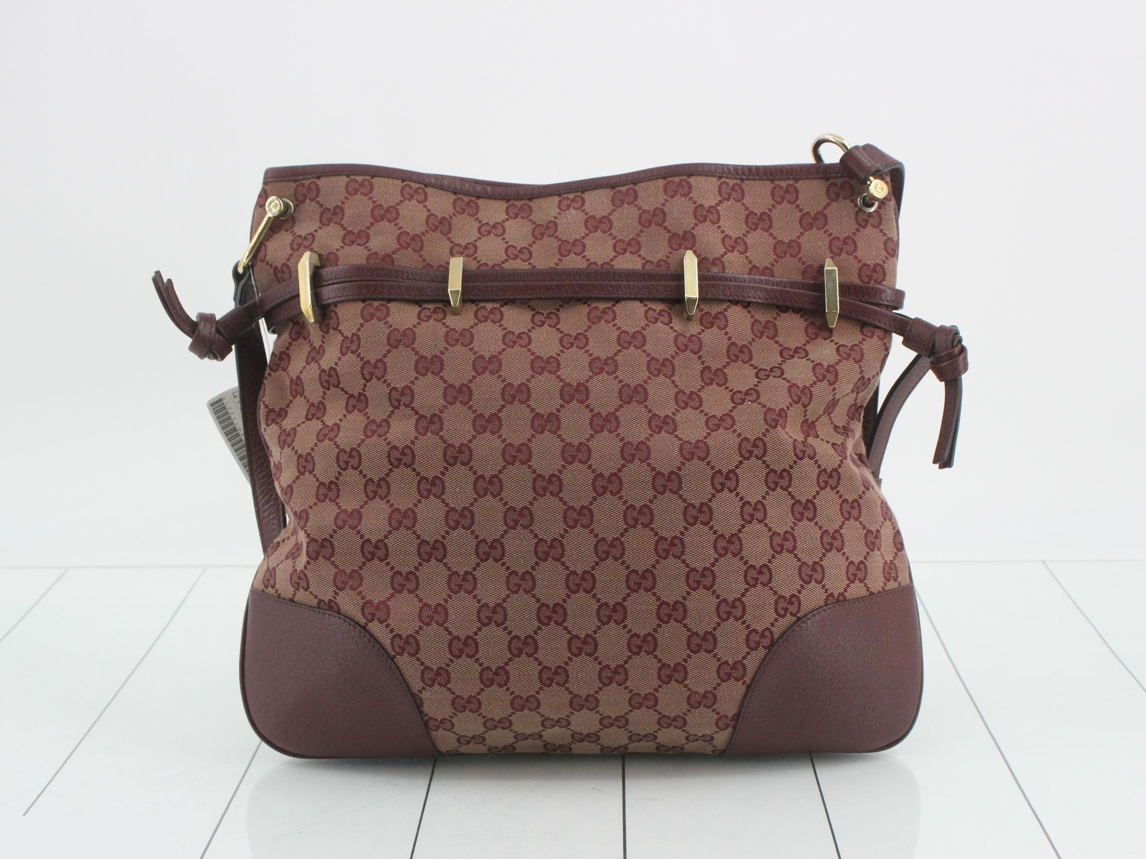 Horsebit 1955 GG Canvas Shoulder Bag — view 2