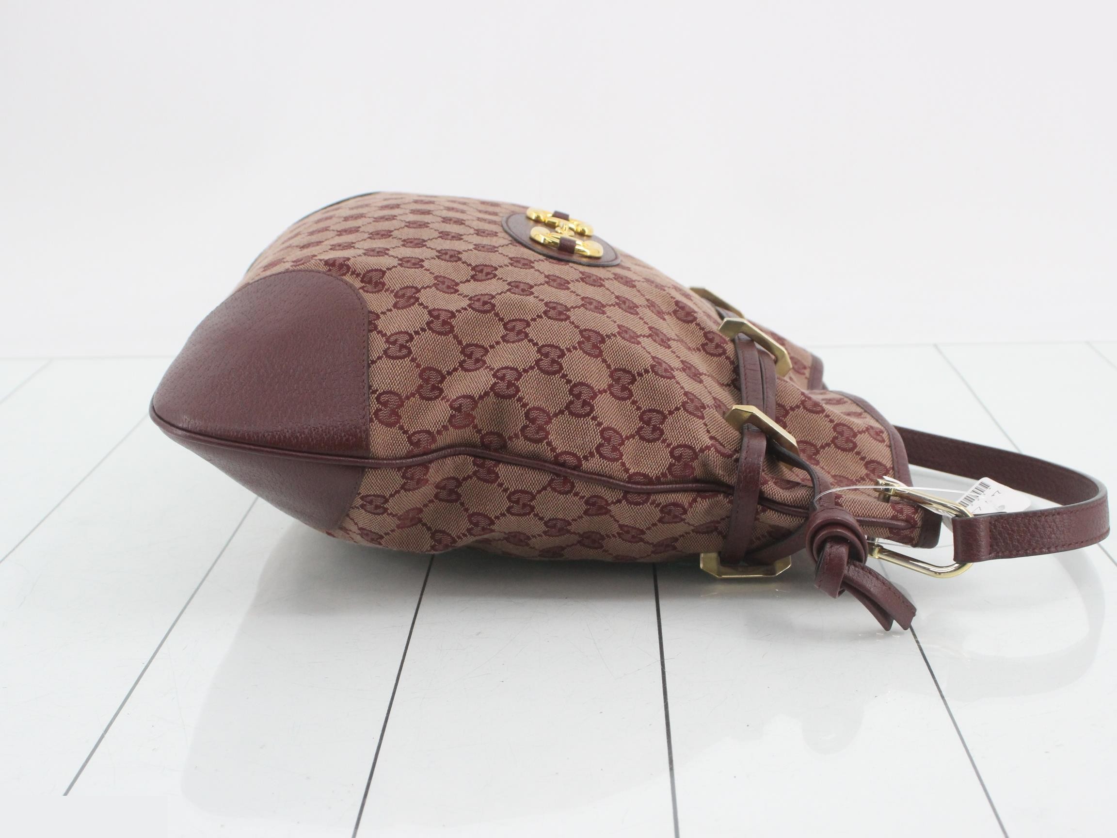 Horsebit 1955 GG Canvas Shoulder Bag — view 3