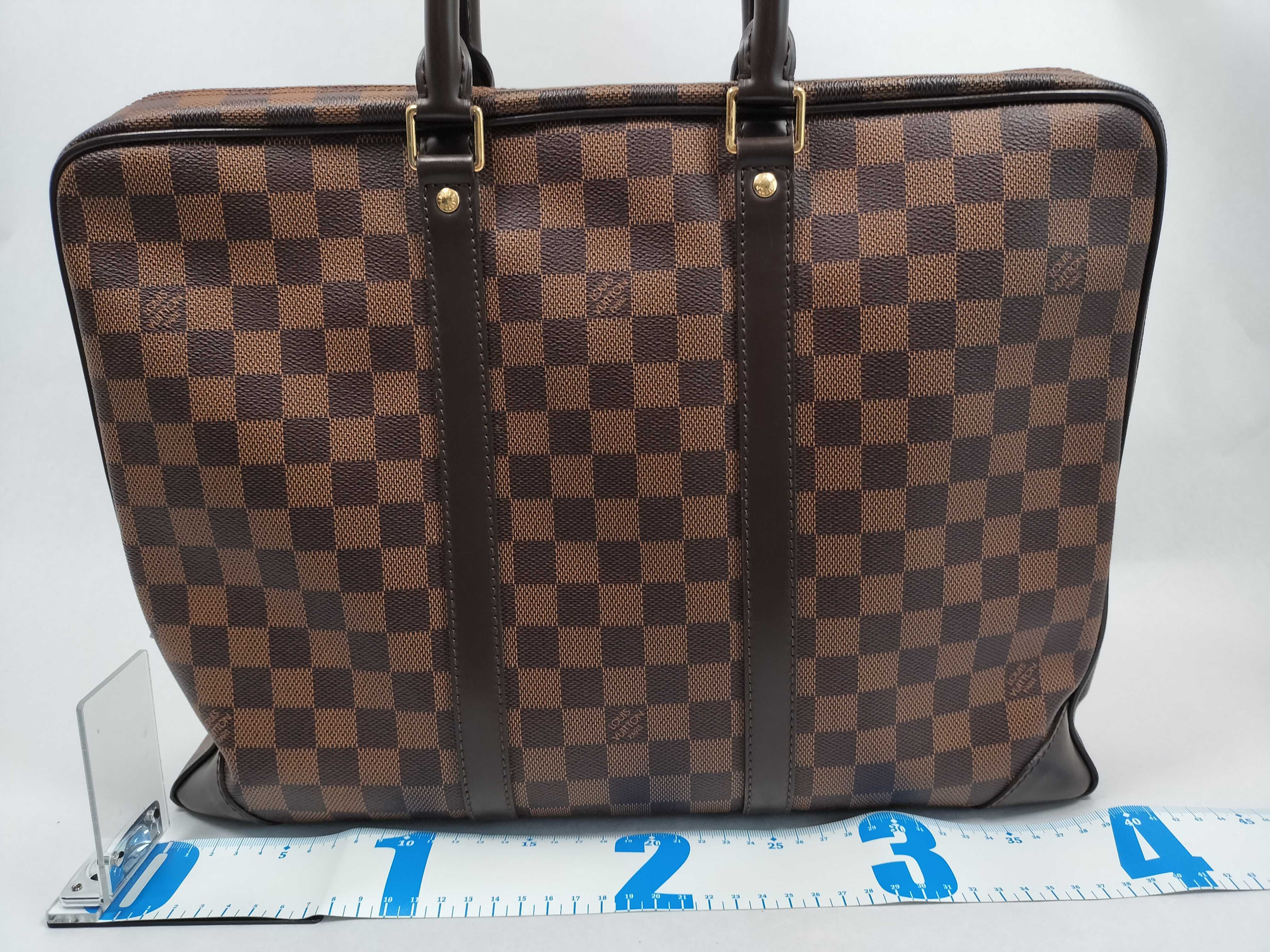 Damier SG-Damier PDV PM N41466 RI1151 Brown Business Bag — view 2