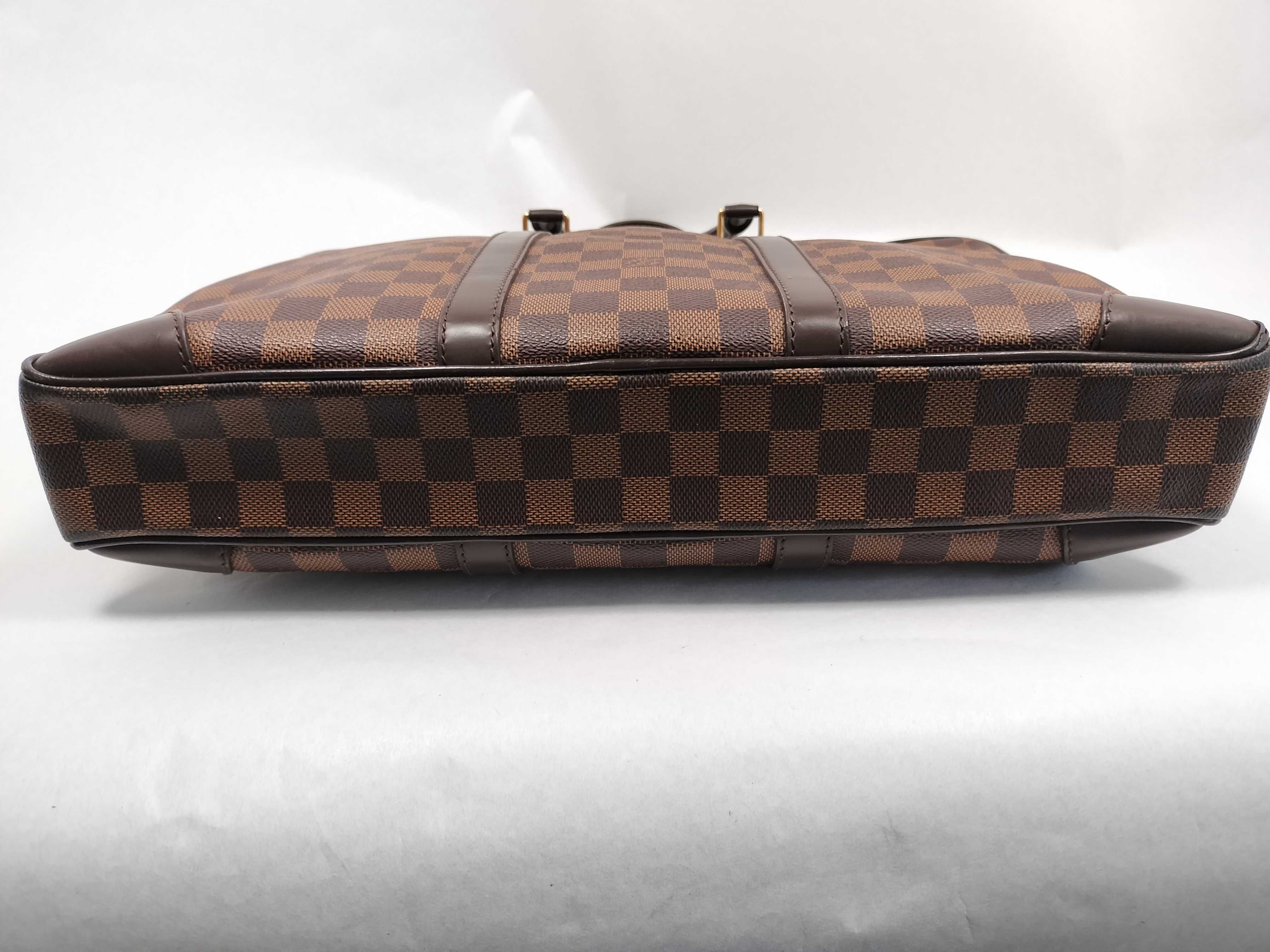 Damier SG-Damier PDV PM N41466 RI1151 Brown Business Bag — view 7