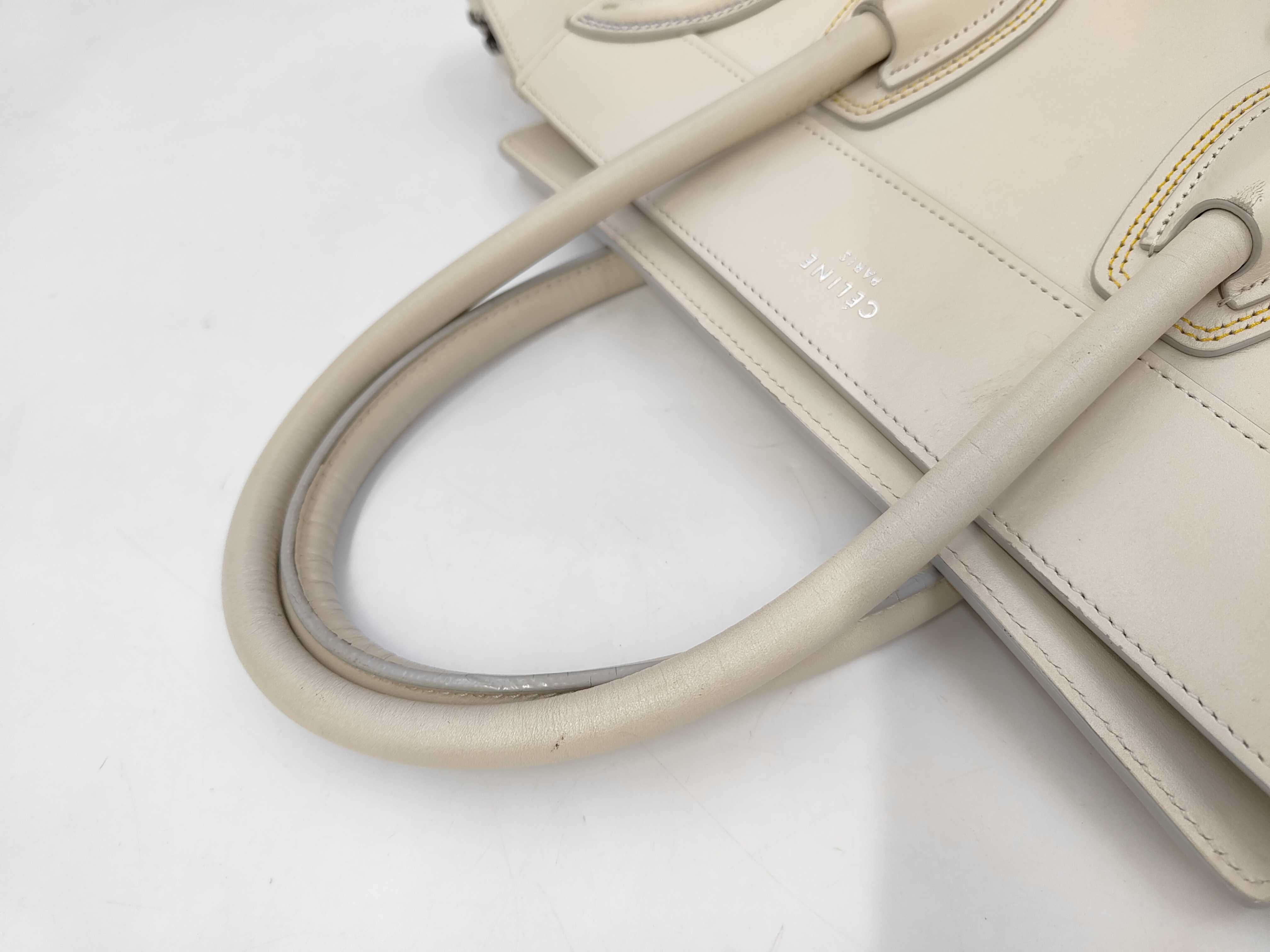 Luggage Micro White Handbag — view 6