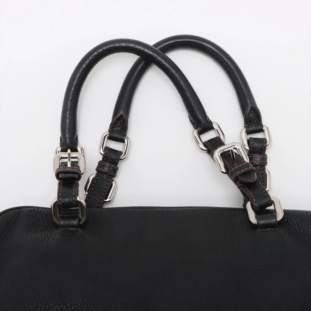 leather handbag black — view 6