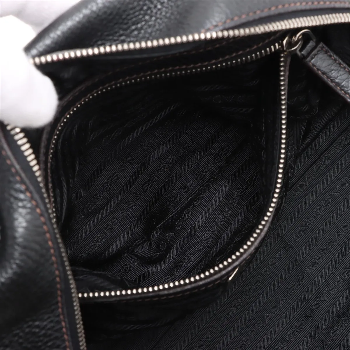 leather handbag black — view 8