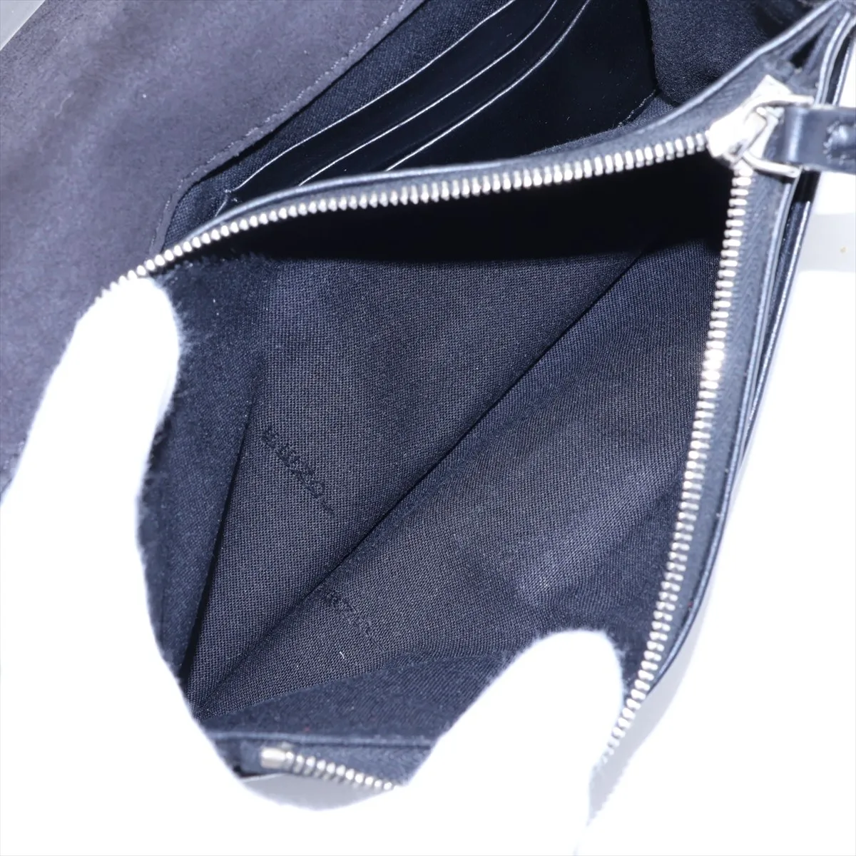 Monster 8M0346 Leather Chain Shoulder Bag, Black — view 7